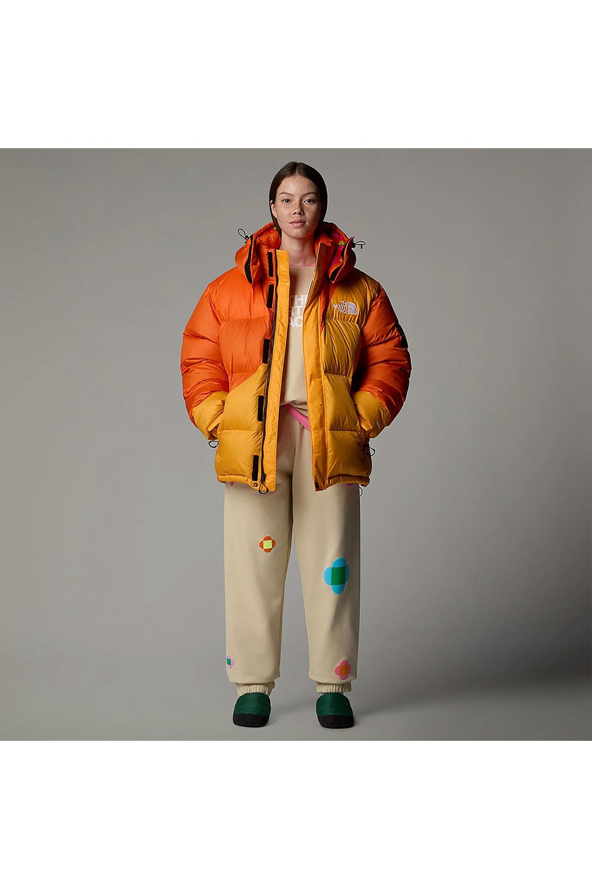 THE NORTH FACE-The North Face Yinka Ilori yellow and orange jacket 1