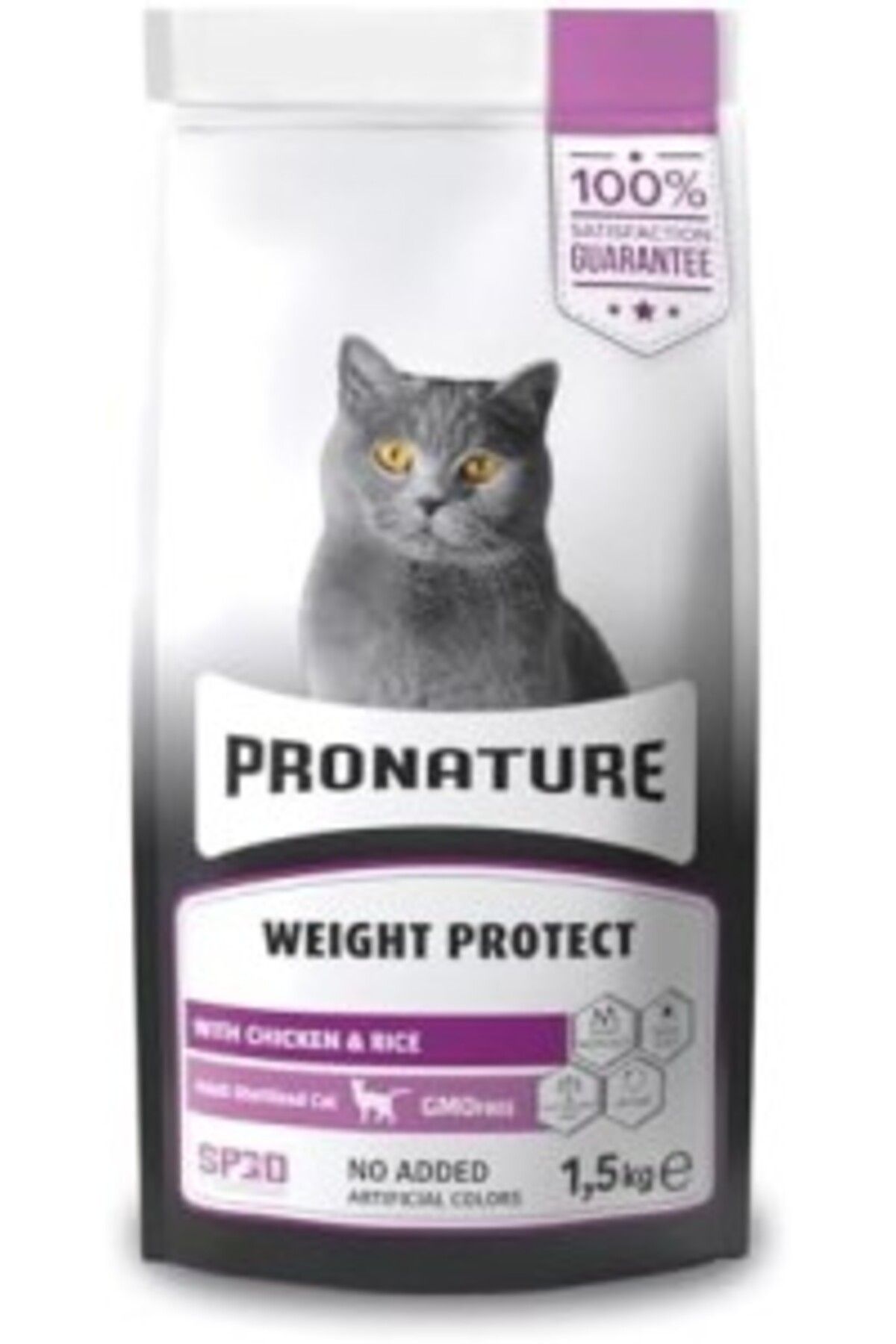 pronature Tavuklu ve Pirinçli Kısırlaştırılmış Kedi Maması 1,5kg