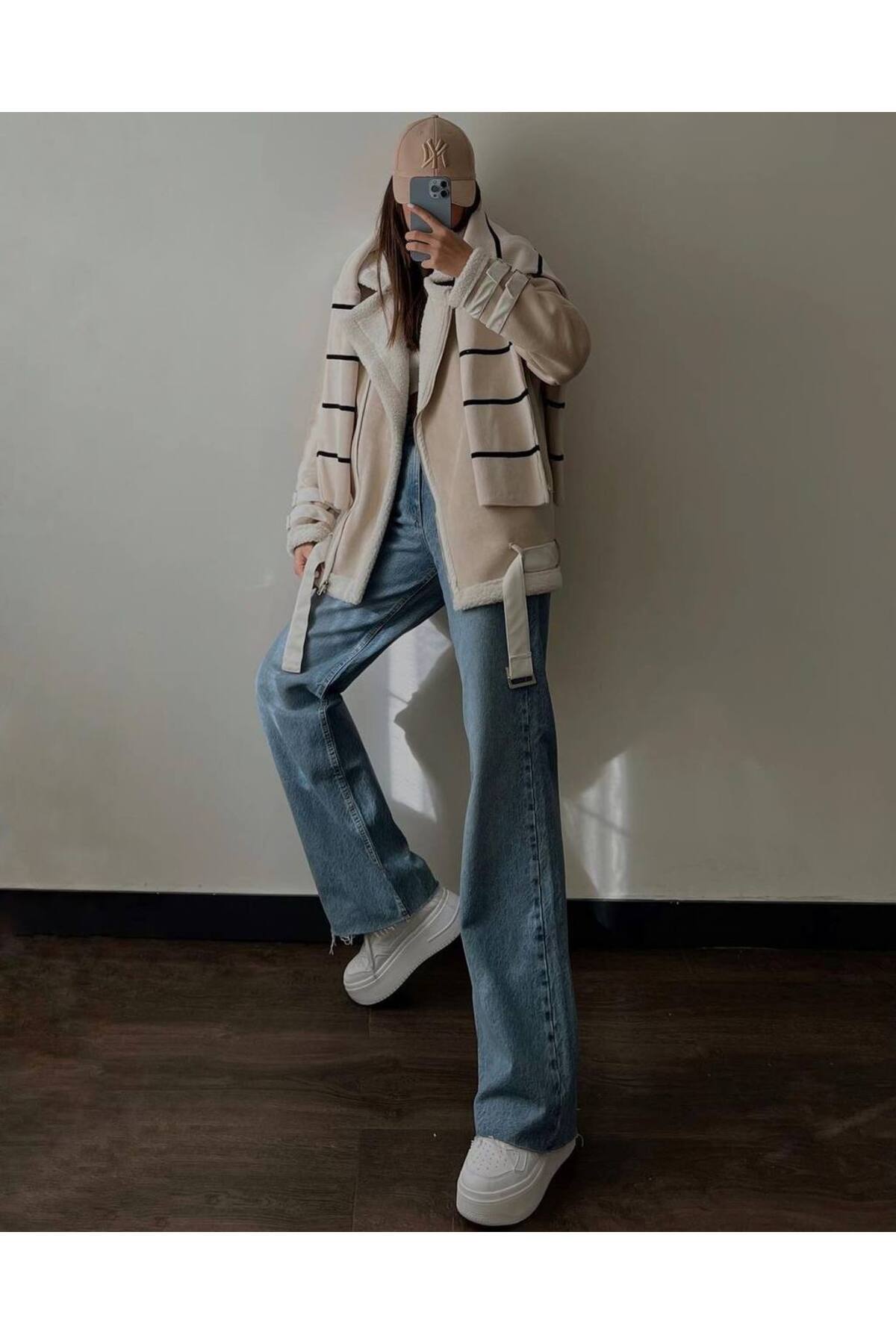 MyBella Νέα σεζόν Εισαγόμενο Suede Coat Trench Coat