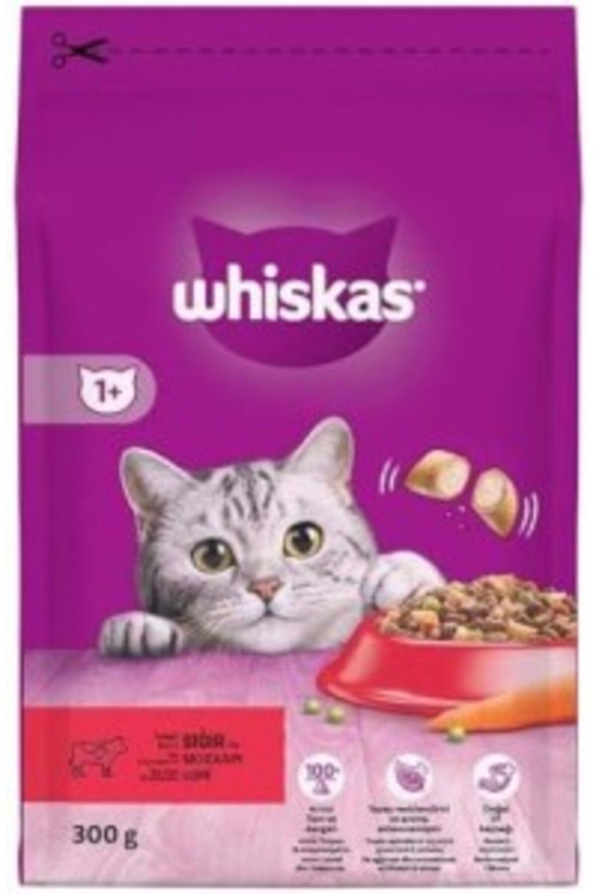 Whiskas Sığır Etli/Havuçlu Kedi Maması 300 G