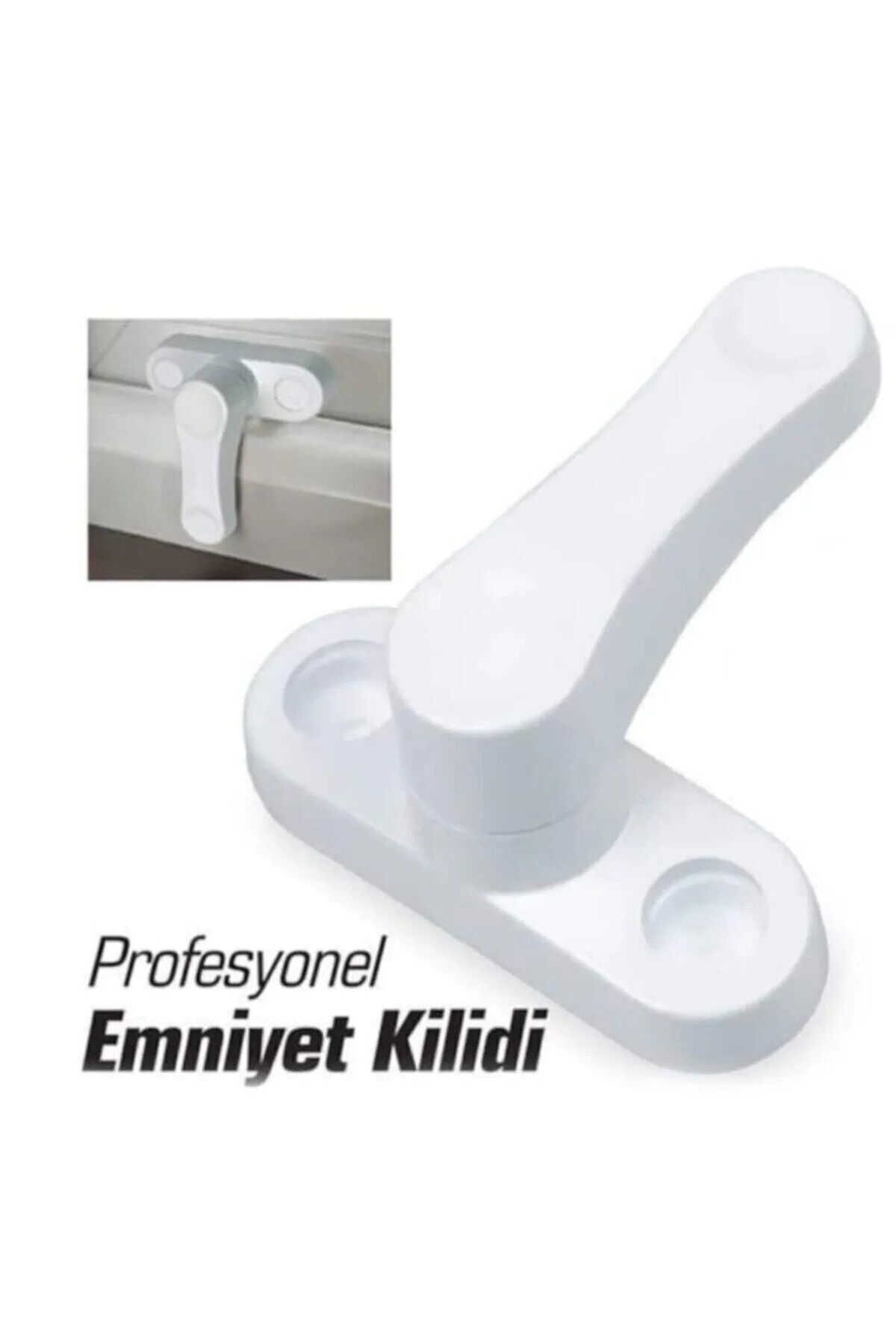 SNSTİCARET Dolap- Pencere -cam- Balkon Kapısı Güvenli Çocuk Emniyet Kilidi 1 Adet fotoğrafı 4 (önizleme)