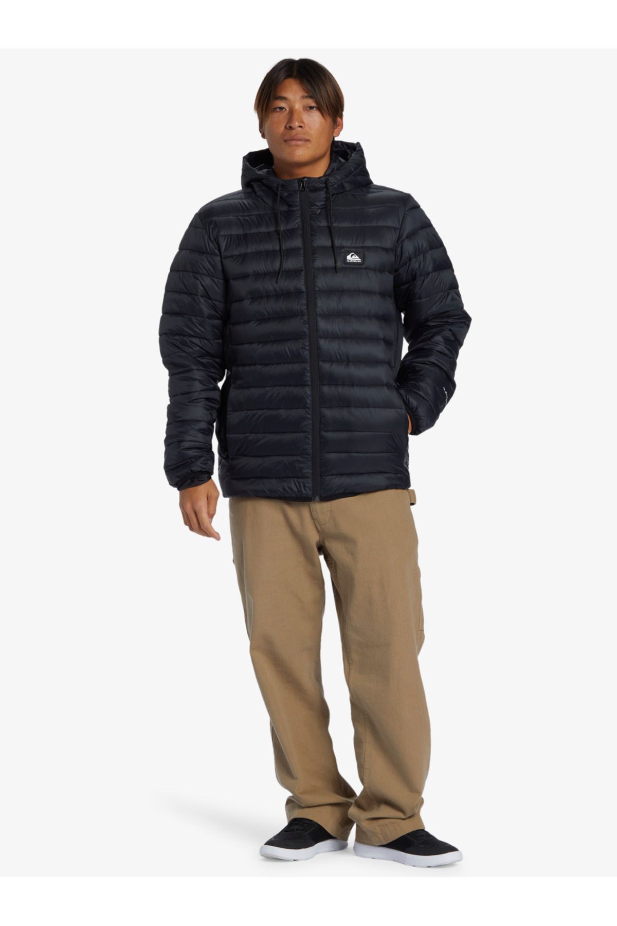 مانتو مردانه کلاه دار فلس دار Quiksilver