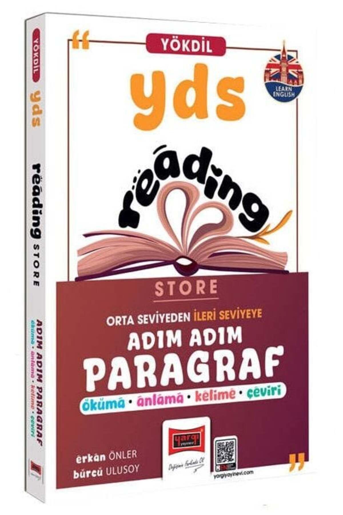 Parlayan Projeler Yargı YDS YÖKDİL Adım Adım Paragraf Reading Store - Erkan Önler Yargı Yayınları