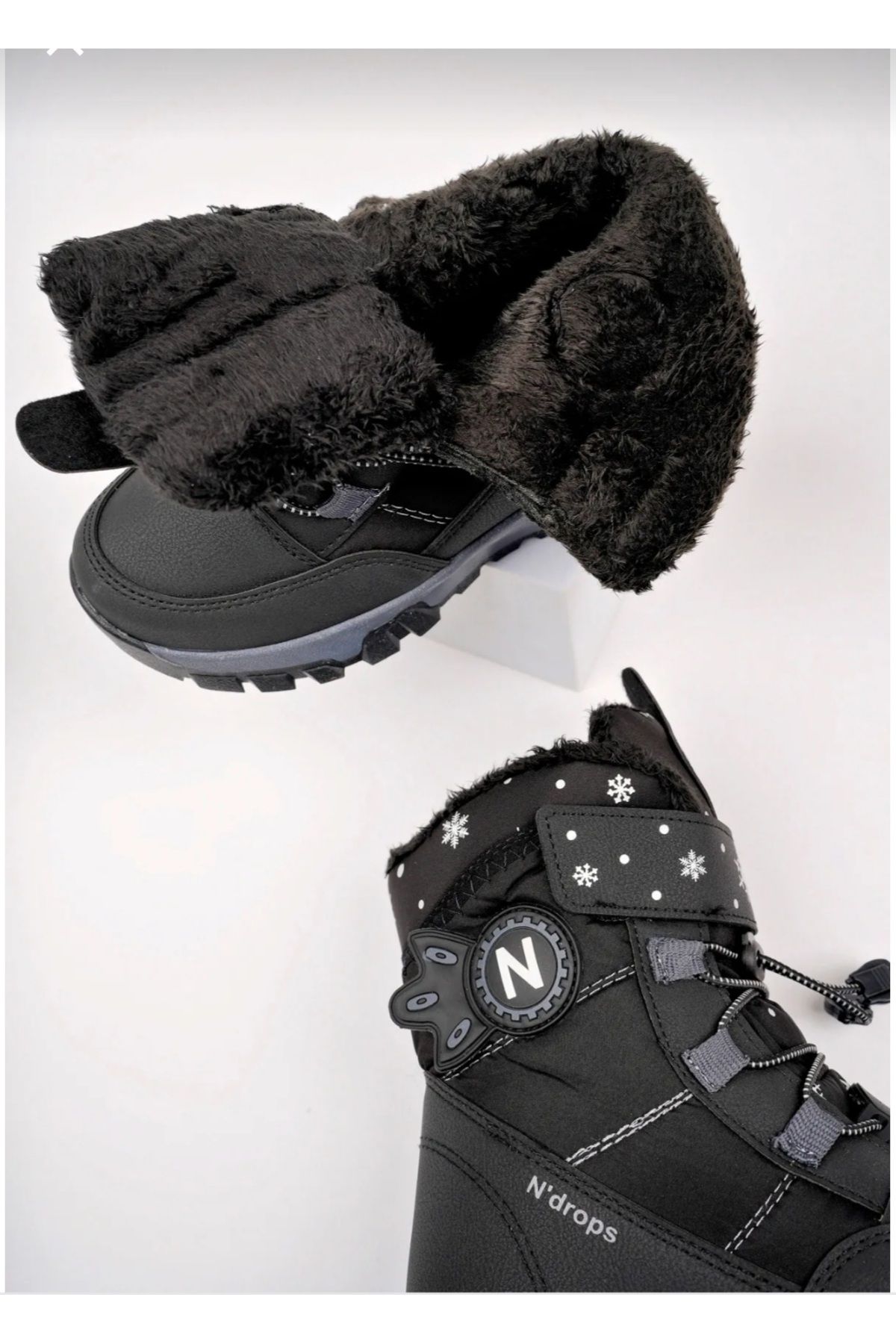 MİNİK ANGEL-Children's Snow Boots - Waterproof and Furry Inside 2