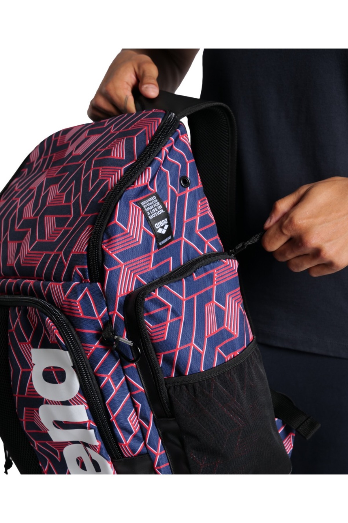 ARENA-Spiky Iii Backpack 45 Allover Rwb 5