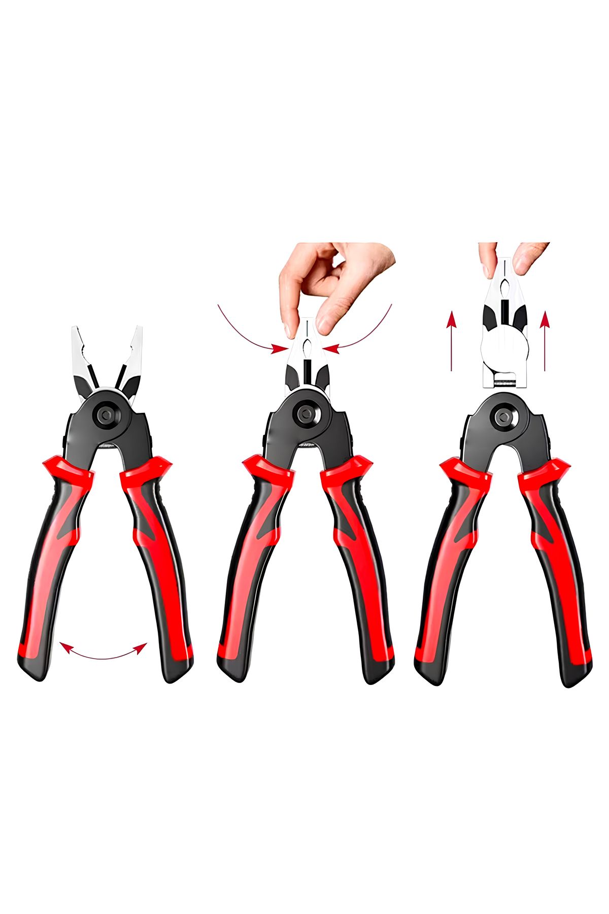 Millian-Pliers Set with 5 Heads Cable Pliers Multipurpose Function Replaceable 2 Years Warranty 3