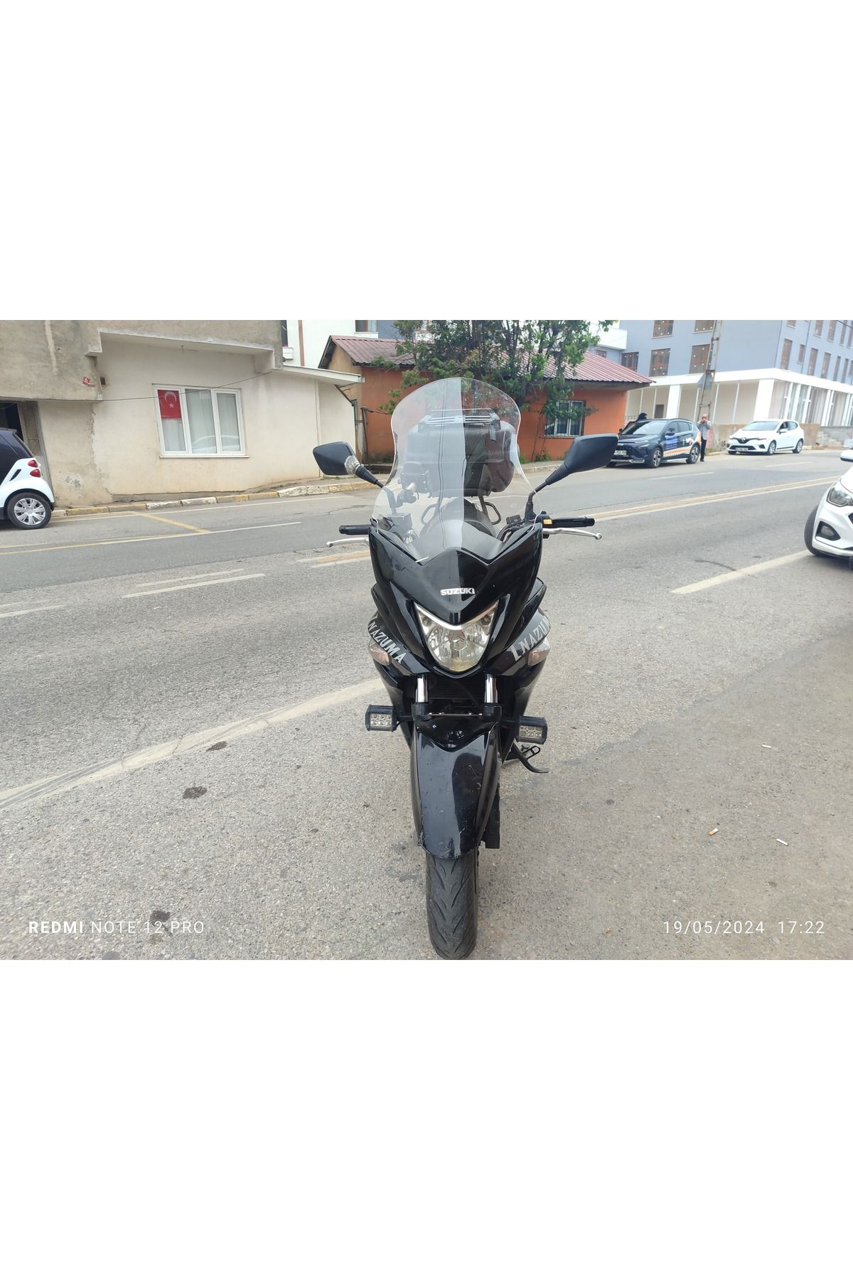 Suzuki İnazuma GW 250F Siperlik Ön Cam 2012-2017 Model 50cm Şeffaf Renkli 4mm