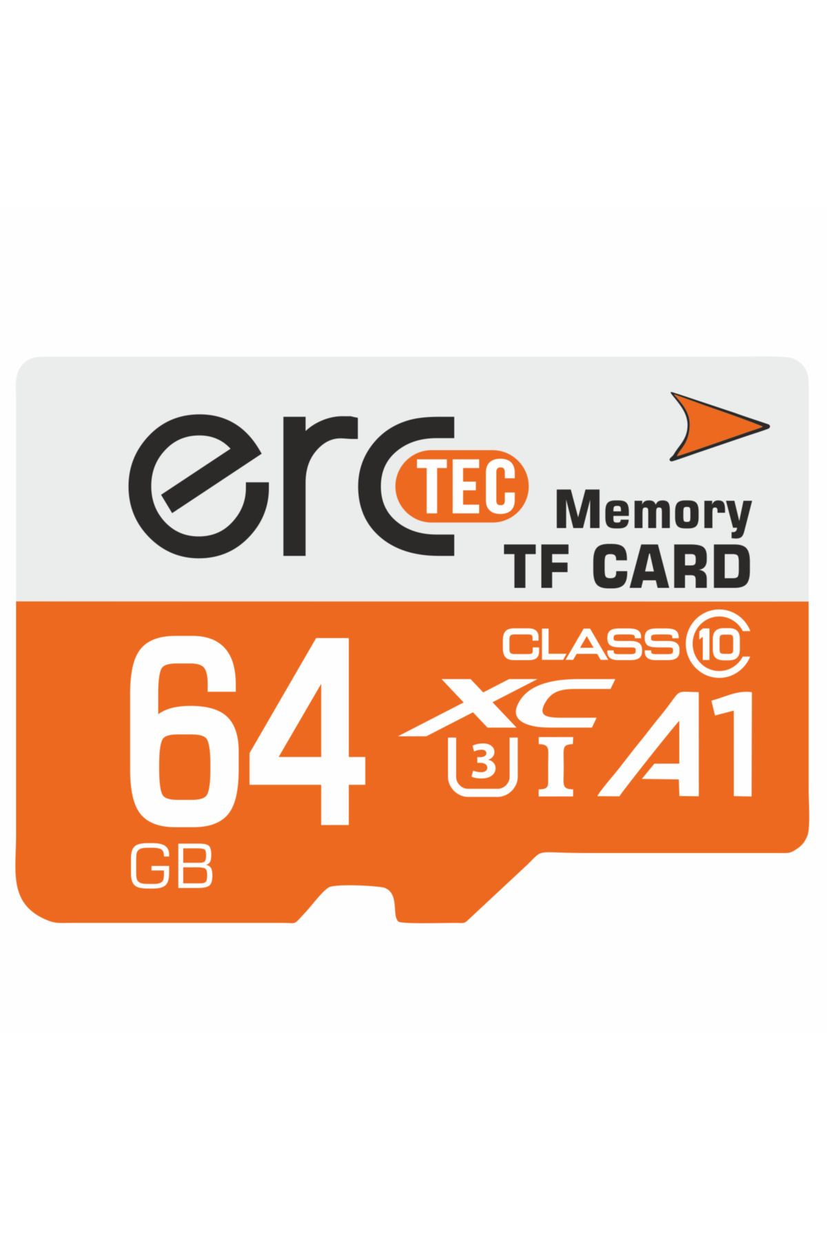 ercTEC 64gb Class 10 Sdxc Döngüsel Tf Hafıza Kartı