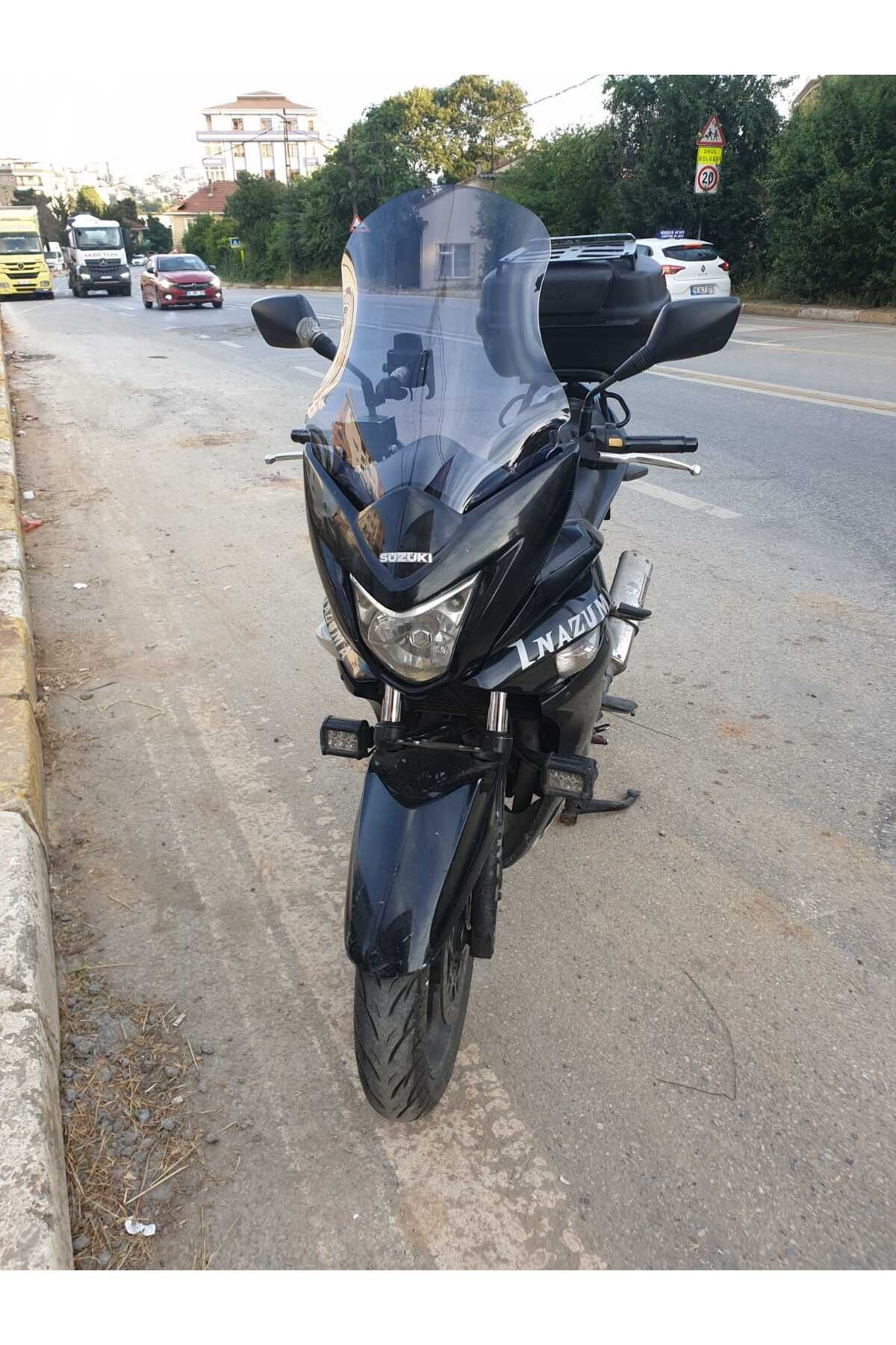 Suzuki İnazuma GW 250F Siperlik Ön Cam 2012-2017 Model 50cm Füme Renkli 4mm