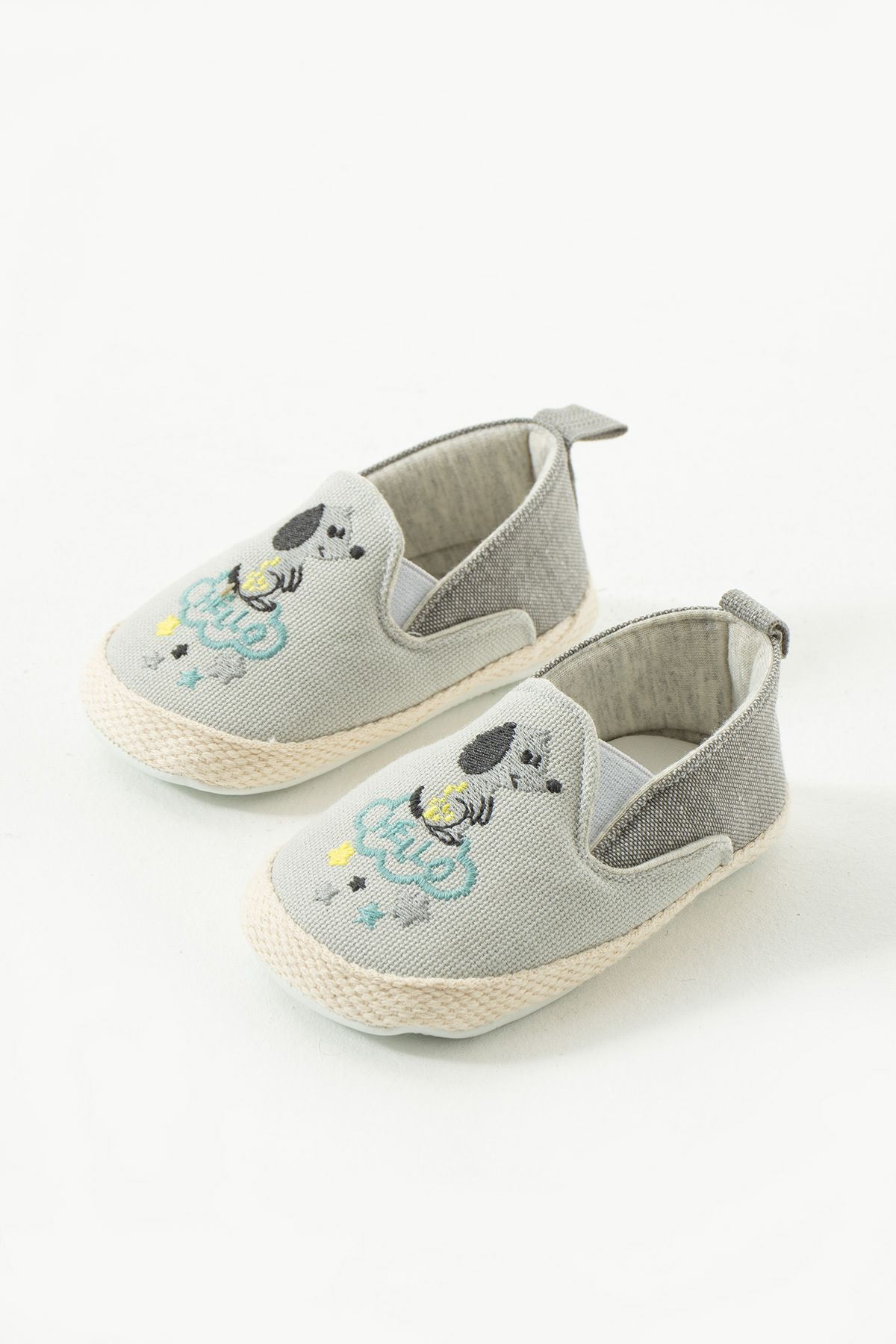 yummy kids-Non-Slip Sole Embroidered Comfortable Elastic Baby Boy Booties 3