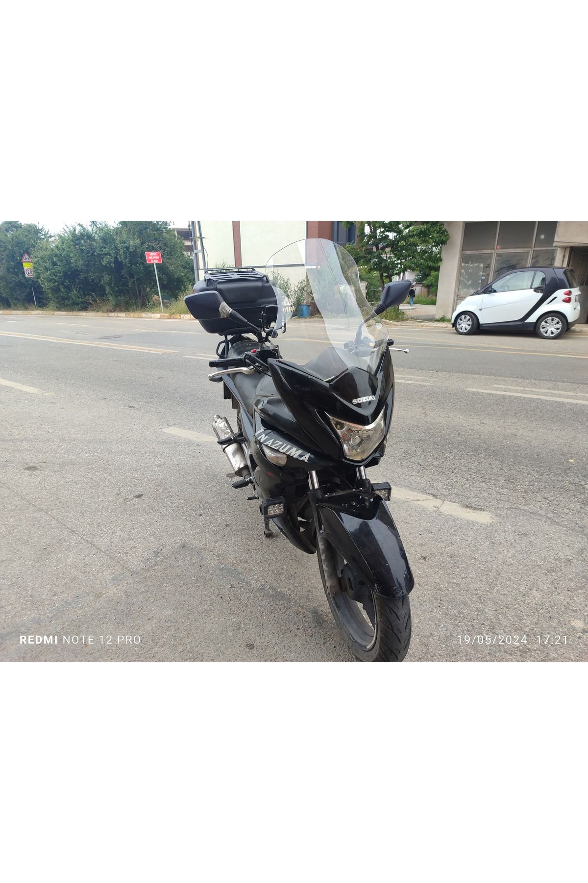 Suzuki İnazuma GW 250F Siperlik Ön Cam 2012-2017 Model 50cm Şeffaf Renkli 4mm