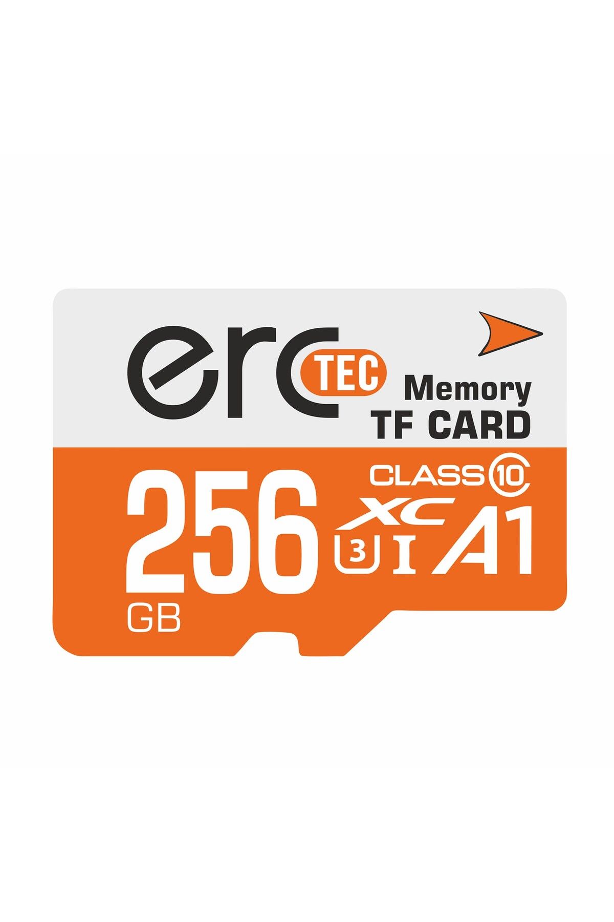 ercTEC 256gb Class 10 Sdxc Döngüsel Tf Hafıza Kartı