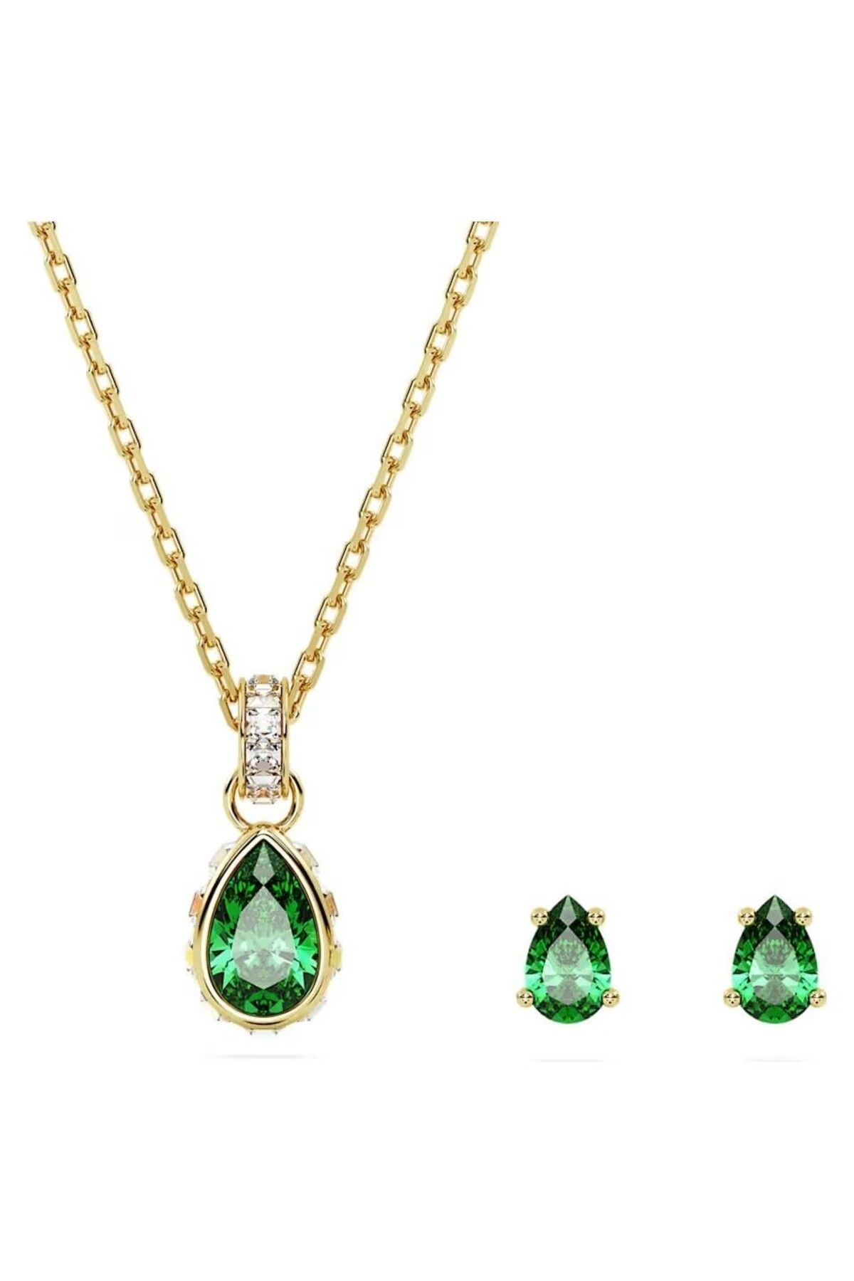 Swarovski-Crystal Necklace Earring Set 1