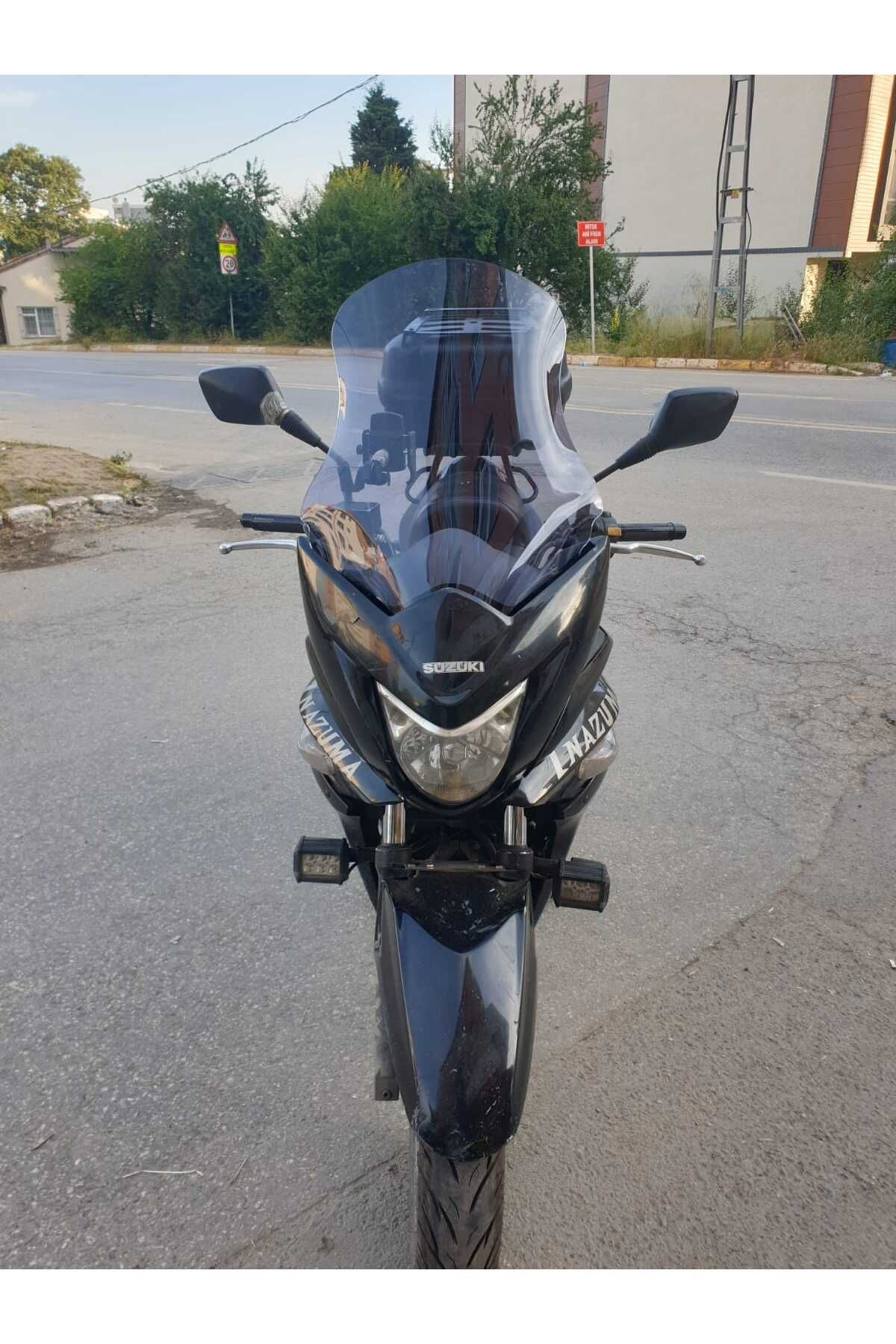 Suzuki İnazuma GW 250F Siperlik Ön Cam 2012-2017 Model 50cm Füme Renkli 4mm