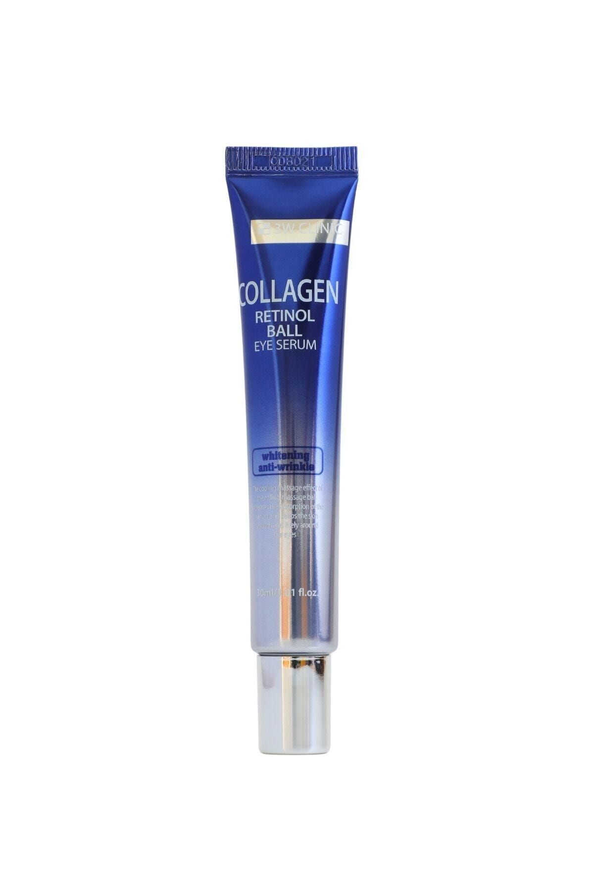 Millia Yağ Bezesi Karşıtı Soğutucu başlık Retinol Göz Serumu 3W Clinic Collagen Retinol Eye Serum — 8809772621299 — تصویر 3 از 4