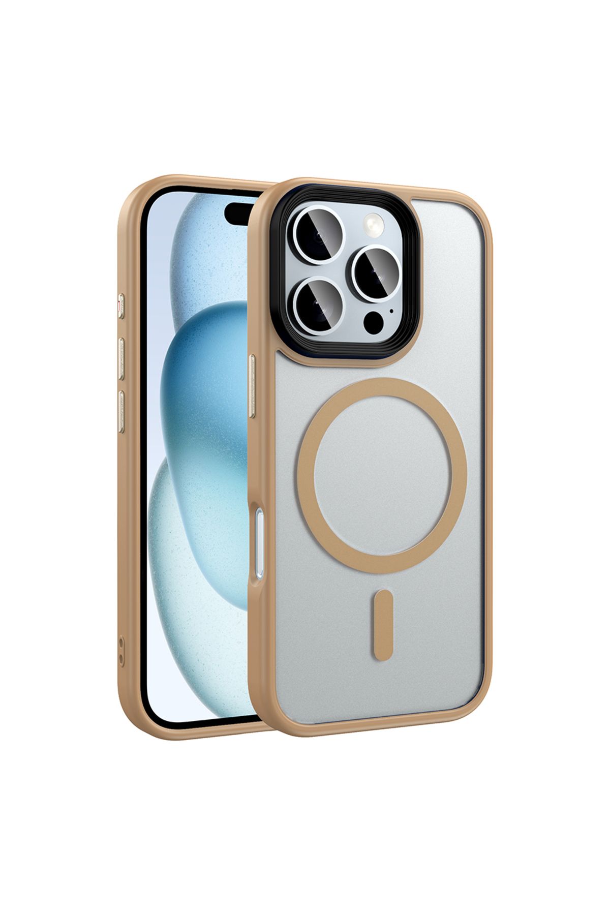 TECNOTREND APPLE İPHONE 16 Pro MAX Wireles UYUMLU Şarj Özellikli Magsafe Kapak