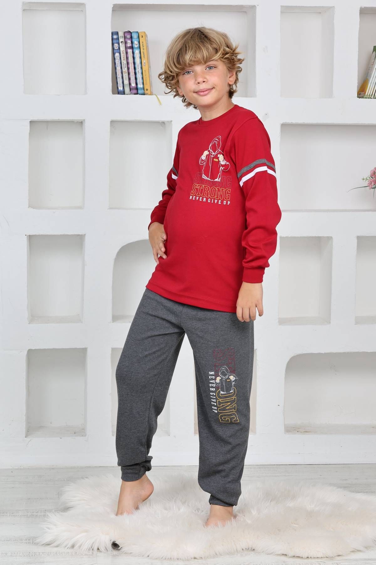 AGAFYA-Kapitex 5141 Boy's Long Sleeve Pajama Set 4