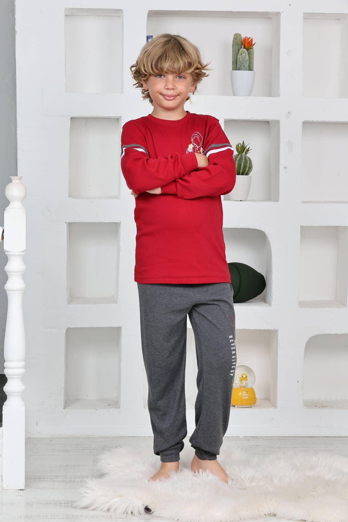 AGAFYA-Kapitex 5141 Boy's Long Sleeve Pajama Set 2