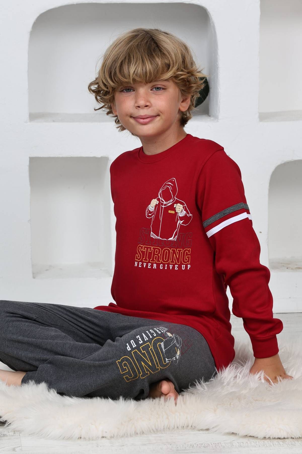 AGAFYA-Kapitex 5141 Boy's Long Sleeve Pajama Set 7