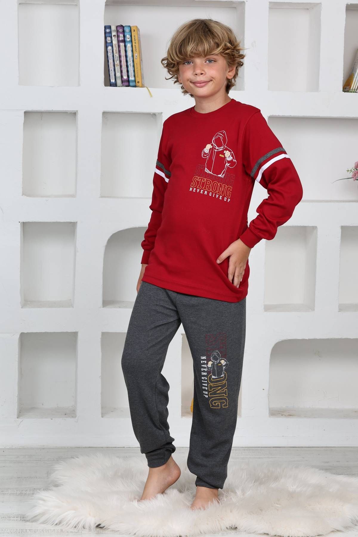 AGAFYA-Kapitex 5141 Boy's Long Sleeve Pajama Set 3