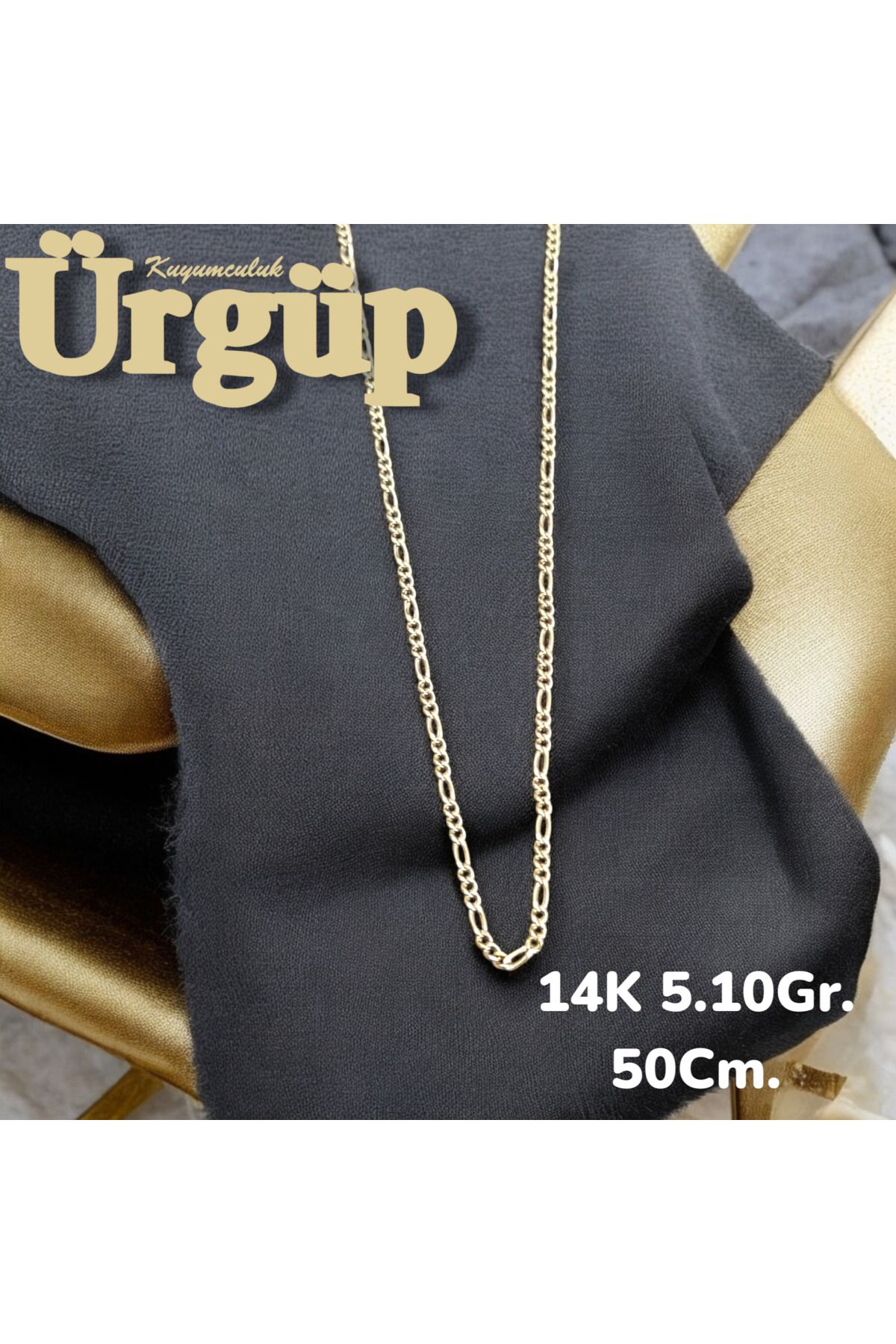 ÜRGÜP TAKI 14AYAR 5.10Gram Altın FigaroZincir