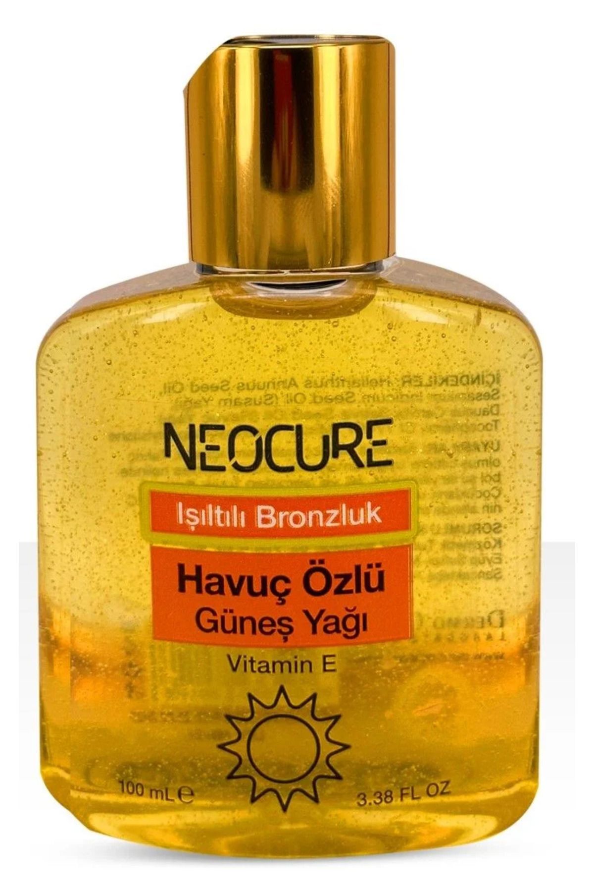 armonika Dermo Clean Havuç Özlü Işıltılı Bronzlaştırıcı Güneş Yağı 100 Ml