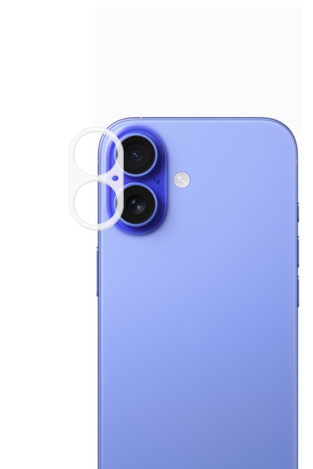 Apple iPhone 16 Uyumlu  Kamera Lensi Şeffaf Koruma Camı