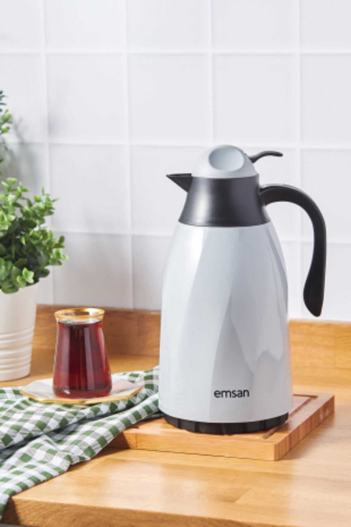 Mhm Collections Sırça Termos 1.3 Litre Gri