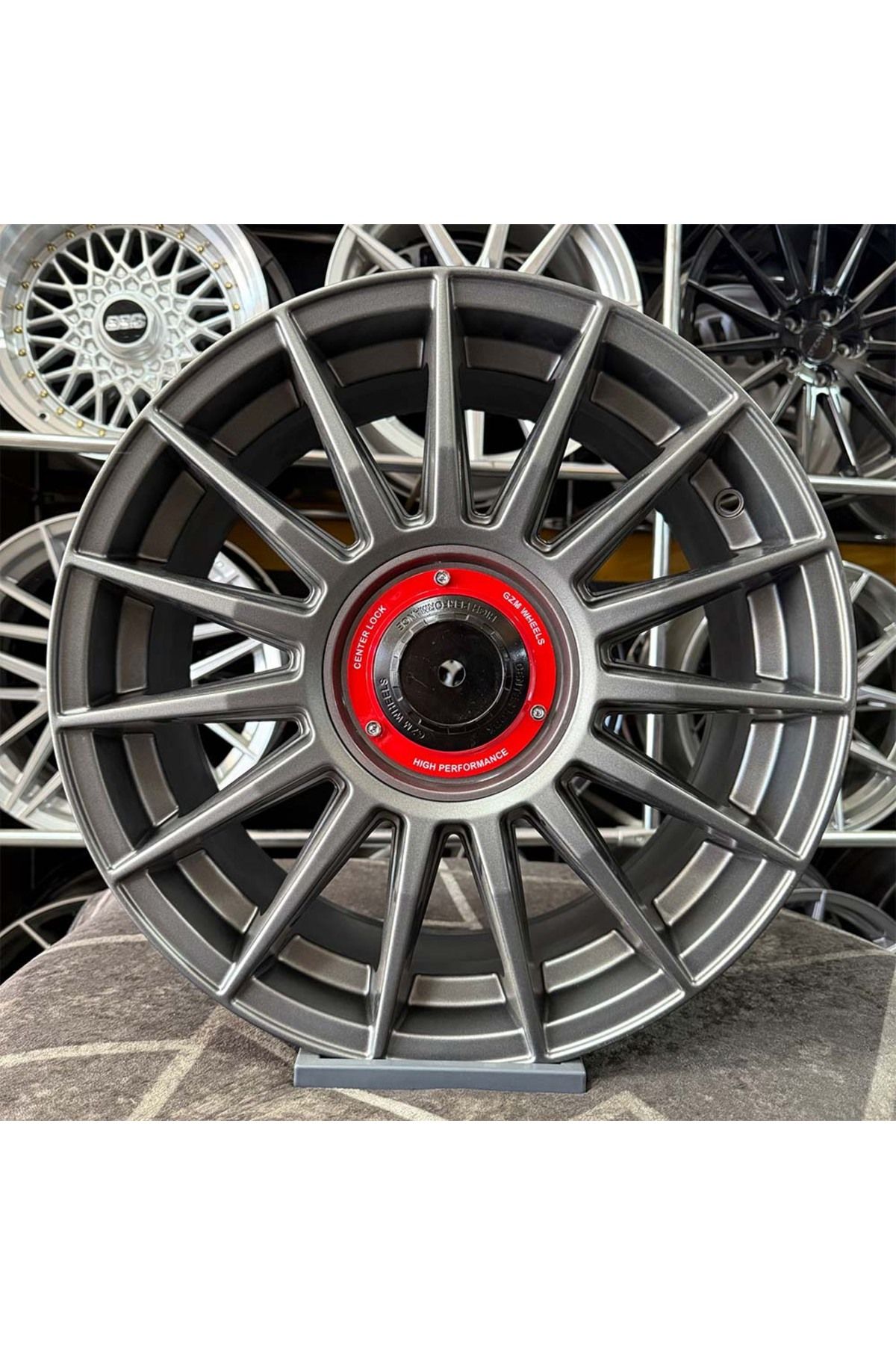 OZ Racing 17 inç 4x108 OZ OLYMPUS Gun Metal Jant Modeli Peugeot Citroen uyumlu (4 ADET)