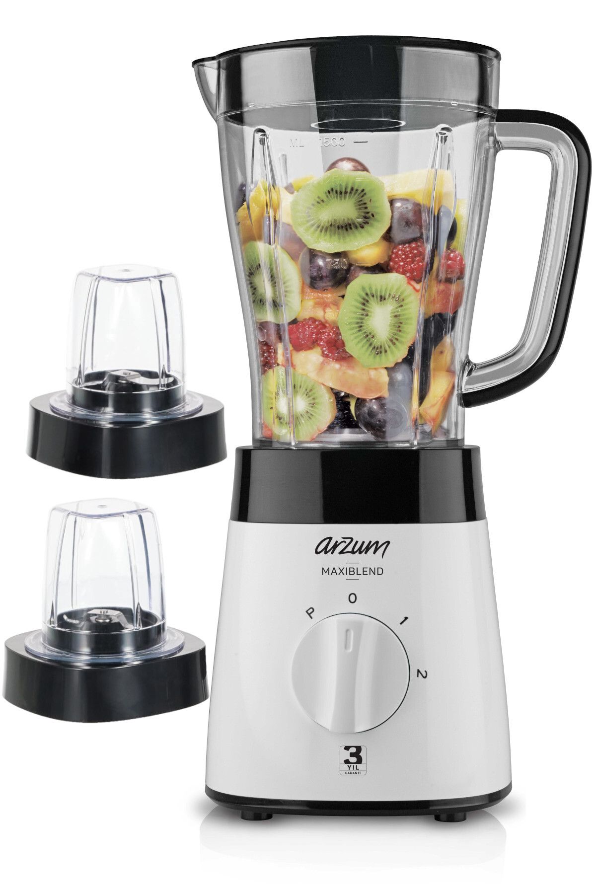 Arzum Maxiblend AR1057 Sürahi Blender 500 W Beyaz-1