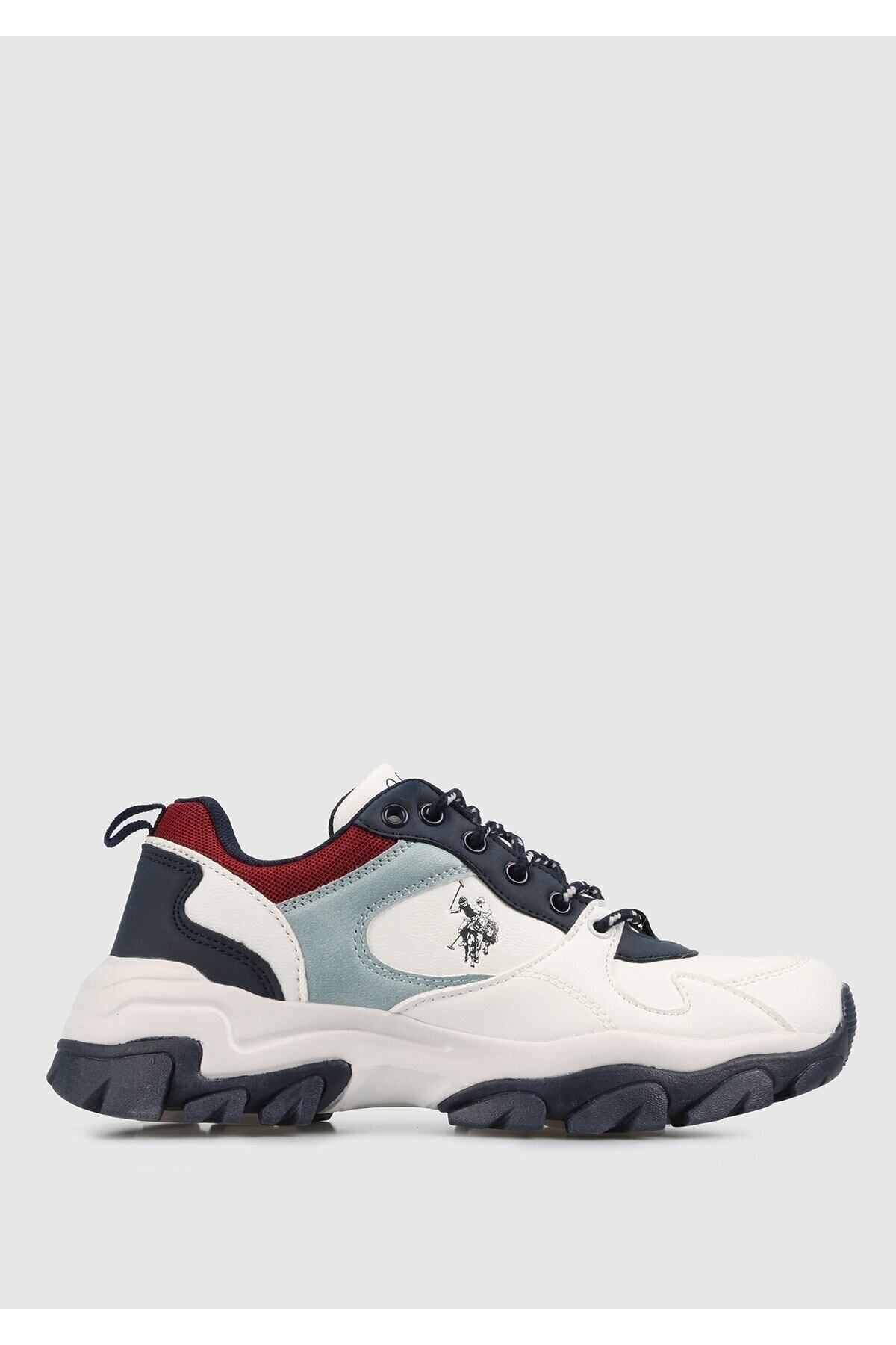 کفش کتانی زنانه Tracky White U.S. Polo Assn.