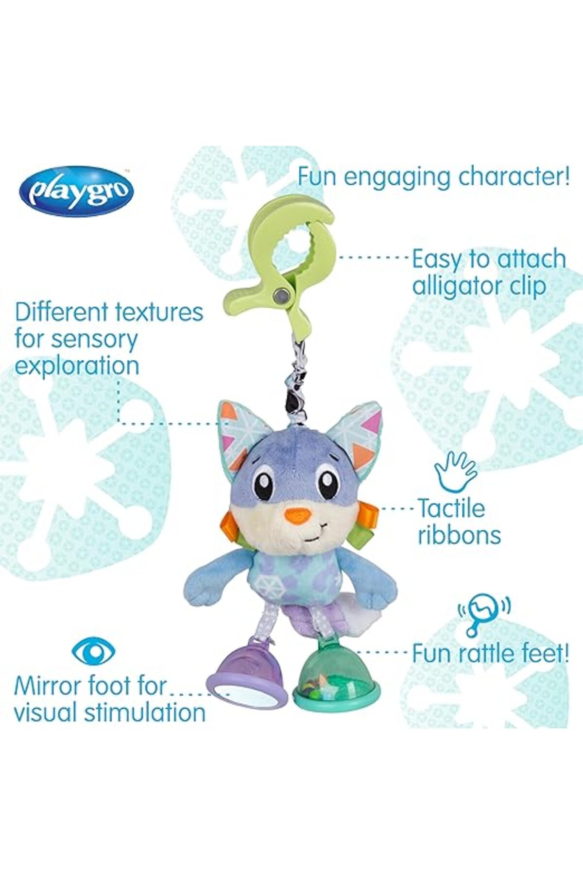 Playgro Dingly Dangly Frosti Arctic Fox - Polybag- Trendyol