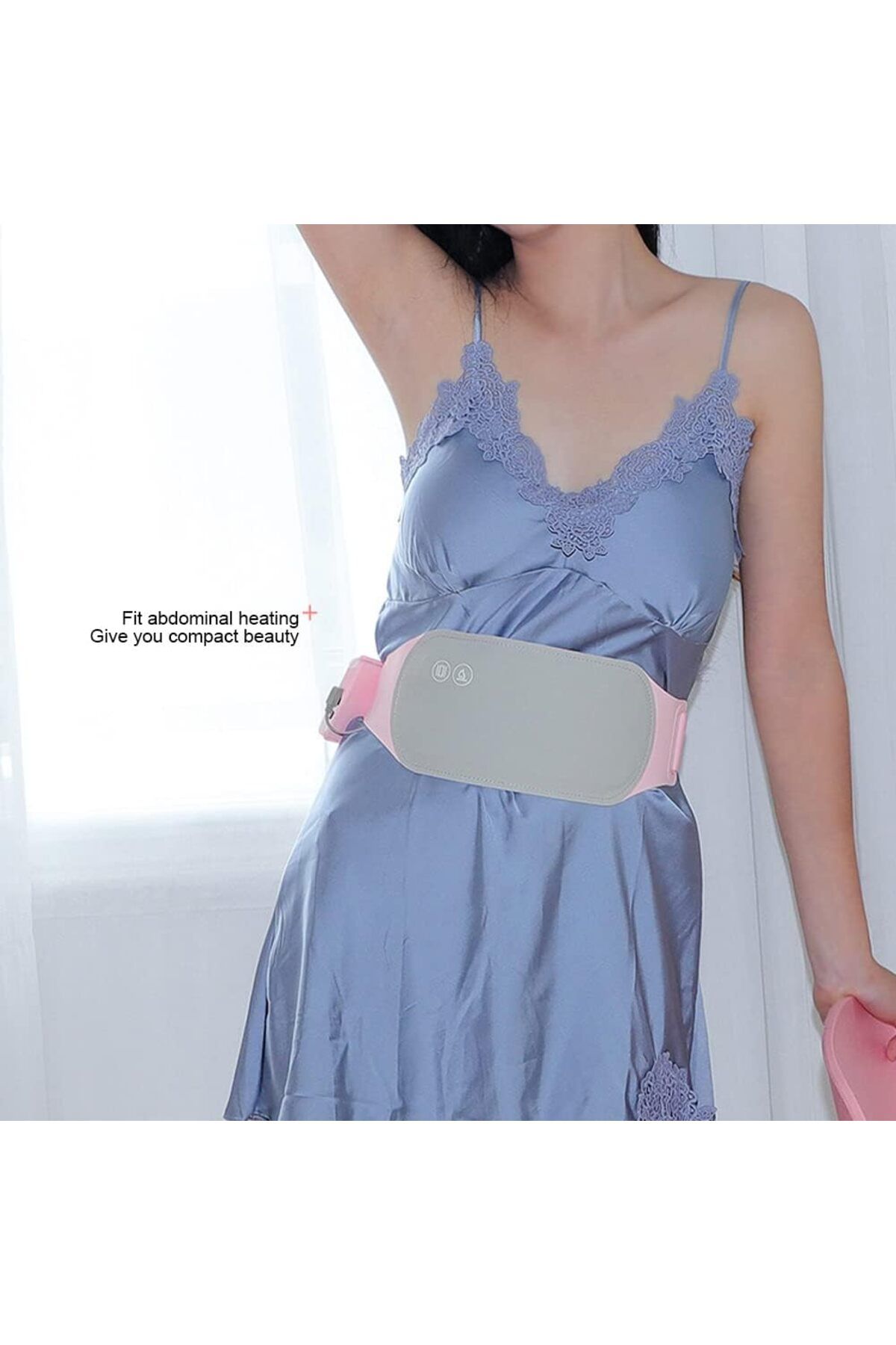 Arabest-Portable Heating Pad Belly Pain Relief Electric Waist Belt Device for Women Girls 5