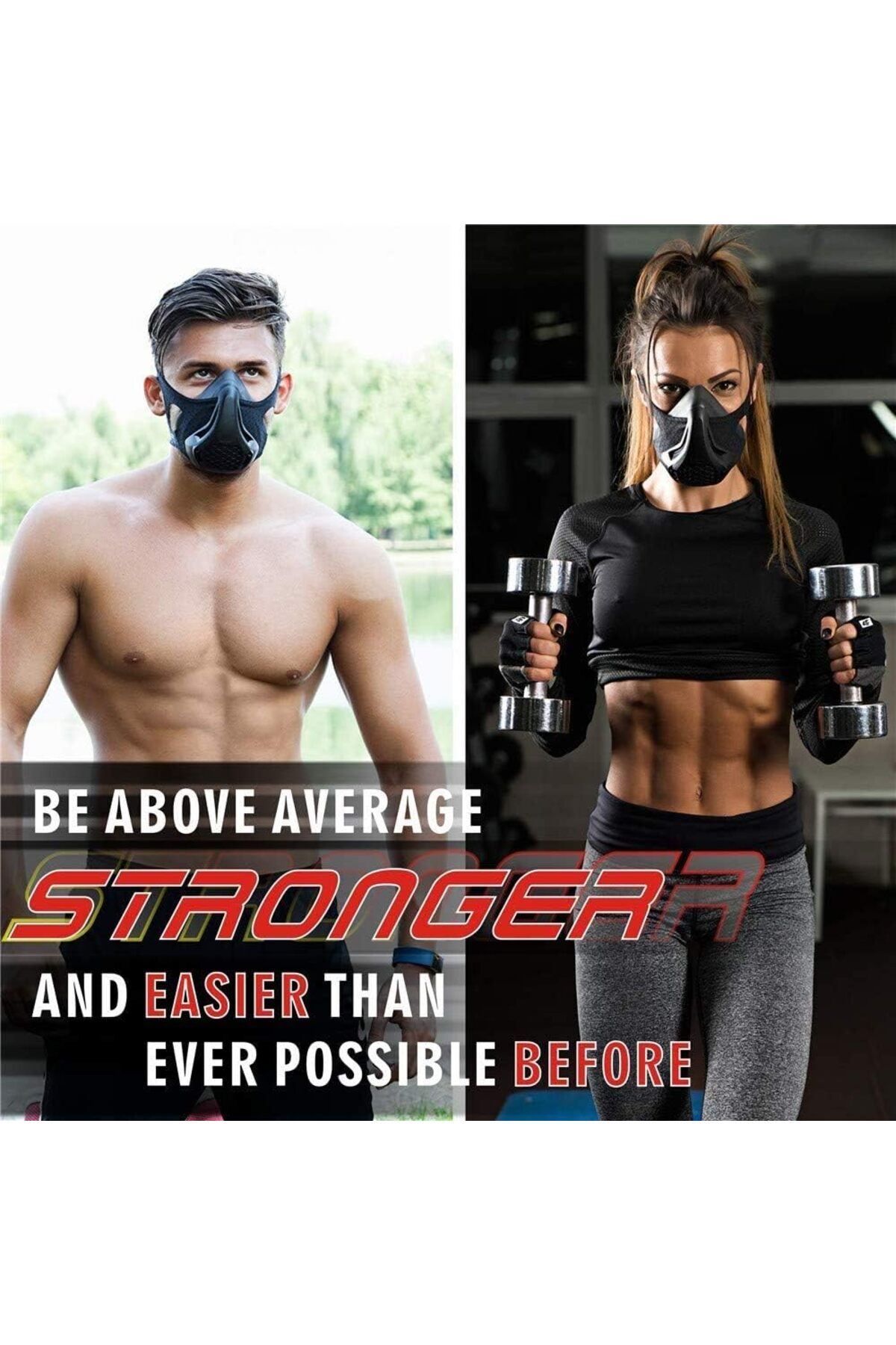 Arabest-Gym Training Mask,Performance Breathing Trainer,Elevation Training,Stamina,Altitude Running Mask 5