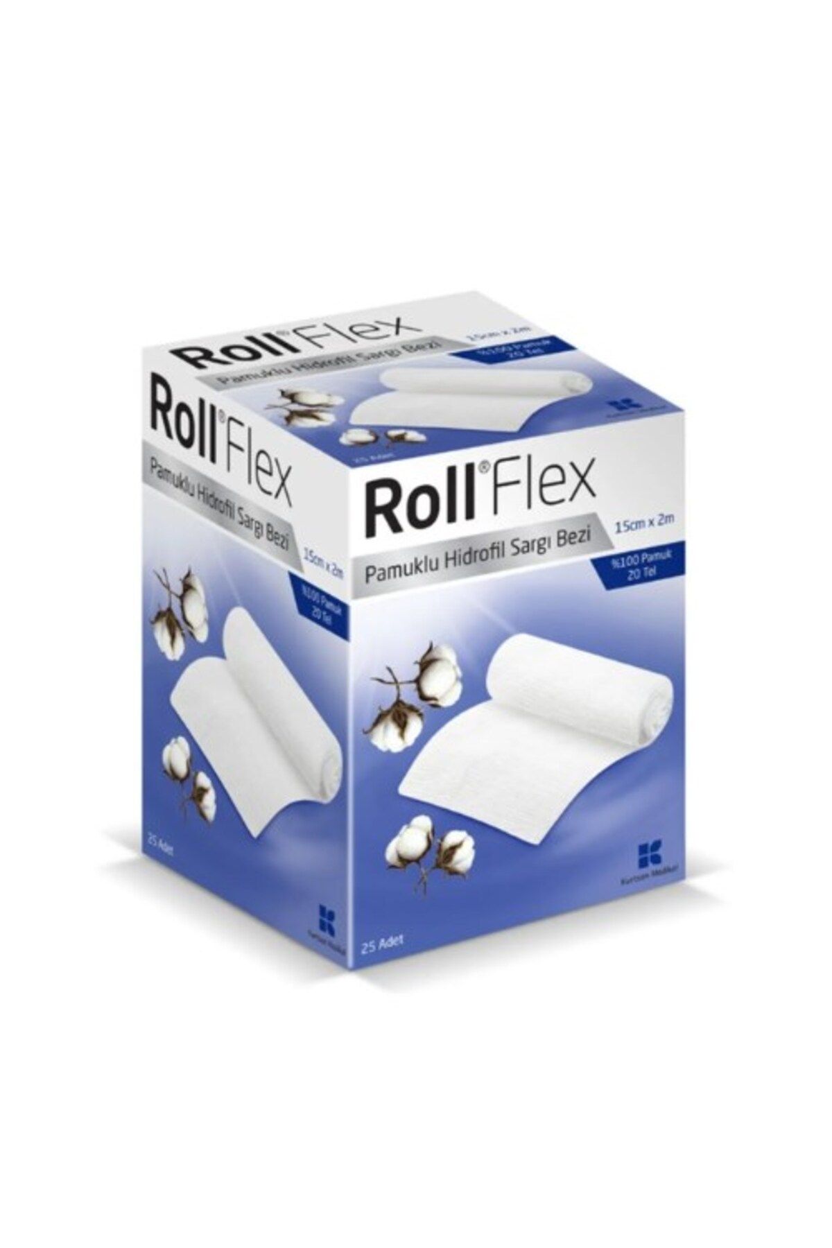 roll flex Hidrofil Sargı Bezi 15 cm x 2 m - 25 Adet