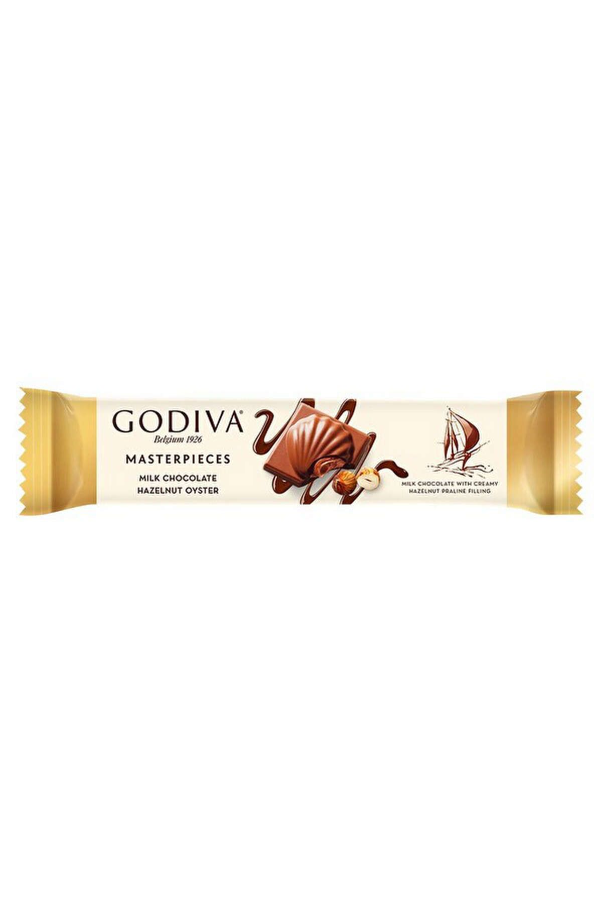 Godiva Sütlü Fındıklı Bar Çikolata İstiridye (30 GR x 12 Adet) 663142