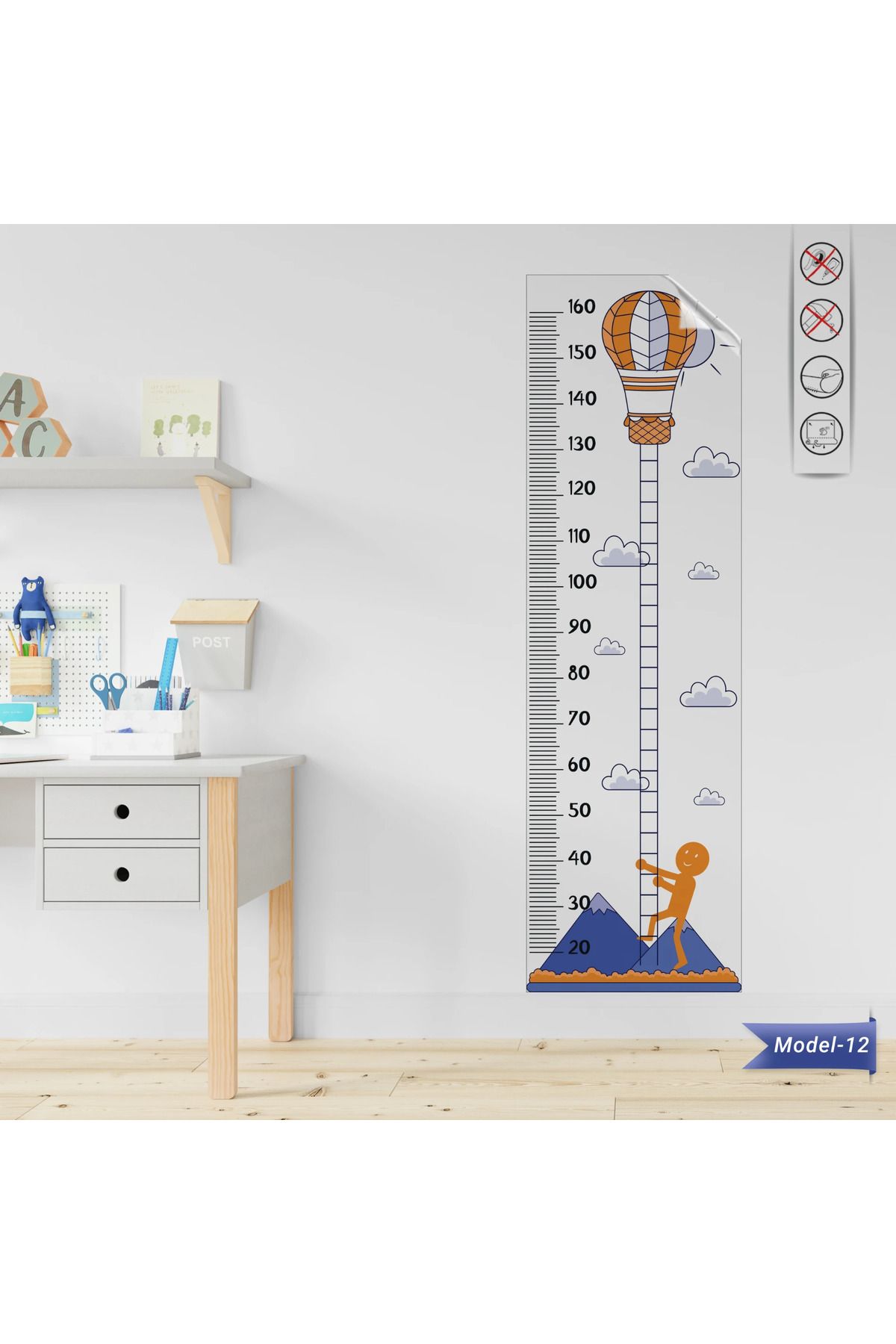 ZERO LAND Statik Kağıt Boy Ölçer (Model-12) 48 CM X 160 CM ZRNET