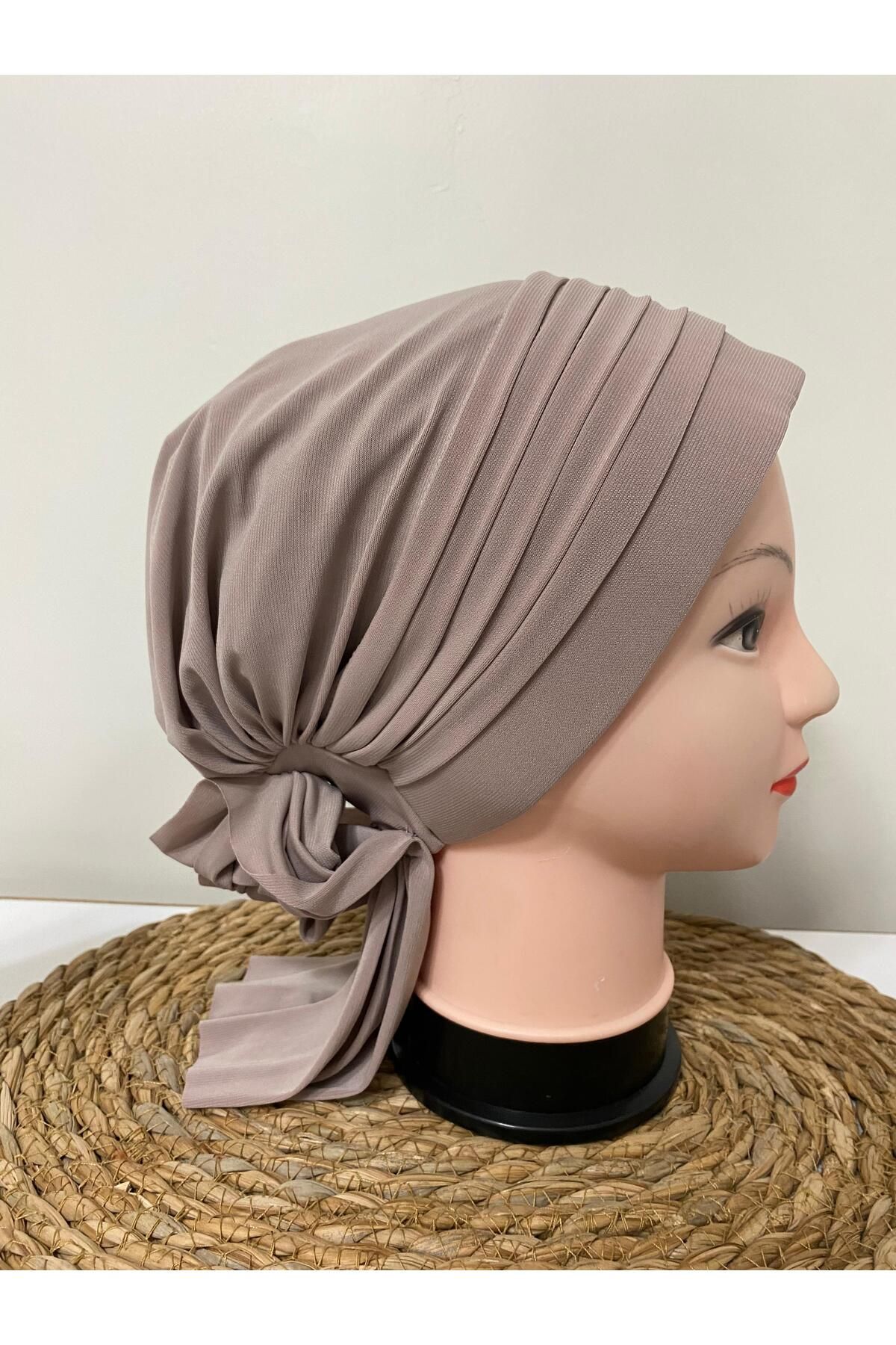 Şehr i sultan-Practical Socialite Bonnet, Fancy, Ready Practical, Snap-On Style Hijab 1