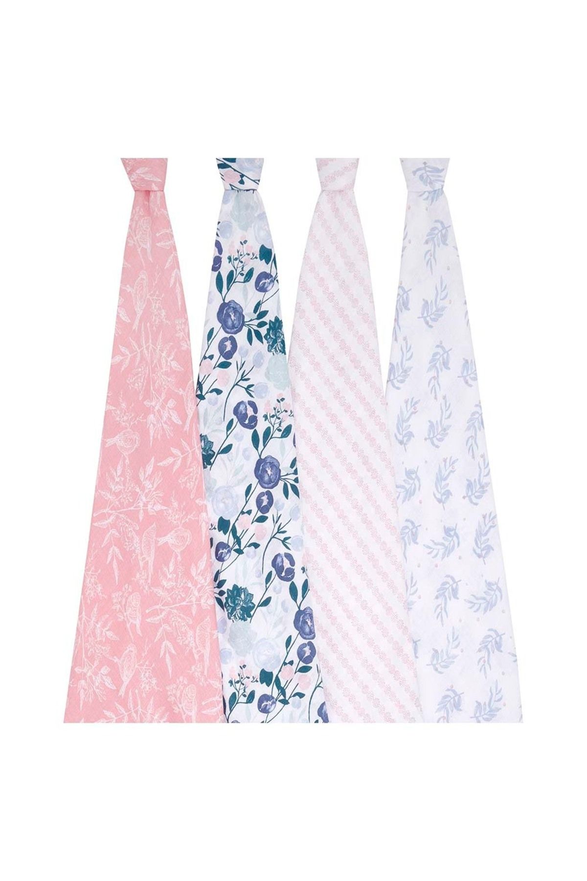 Aden Anais-Aden + Anais - Muslin Swaddle Blanket - Pack of 4 - Flowers Bloom 5