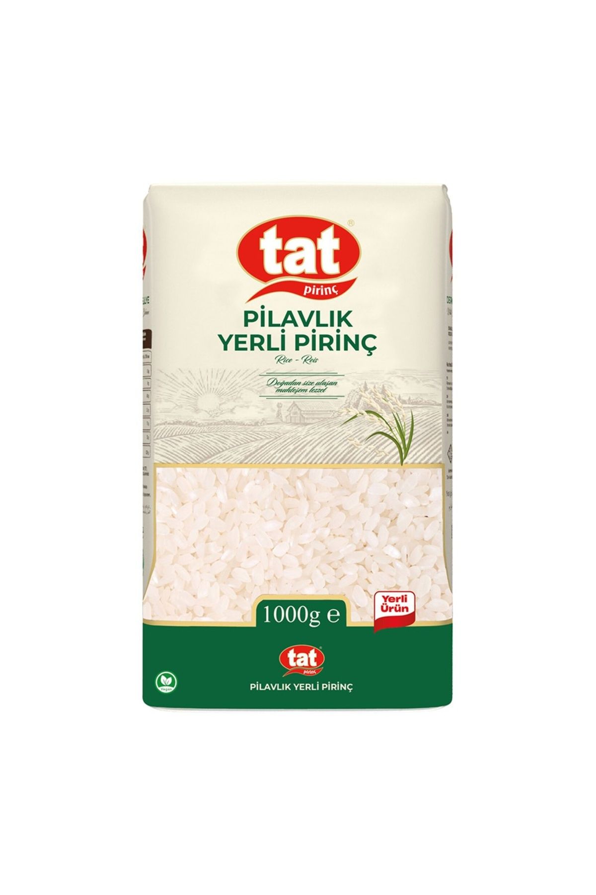 Tat Pilavlık Yerli Pirinç 1000 gr Paket (3 ADET)