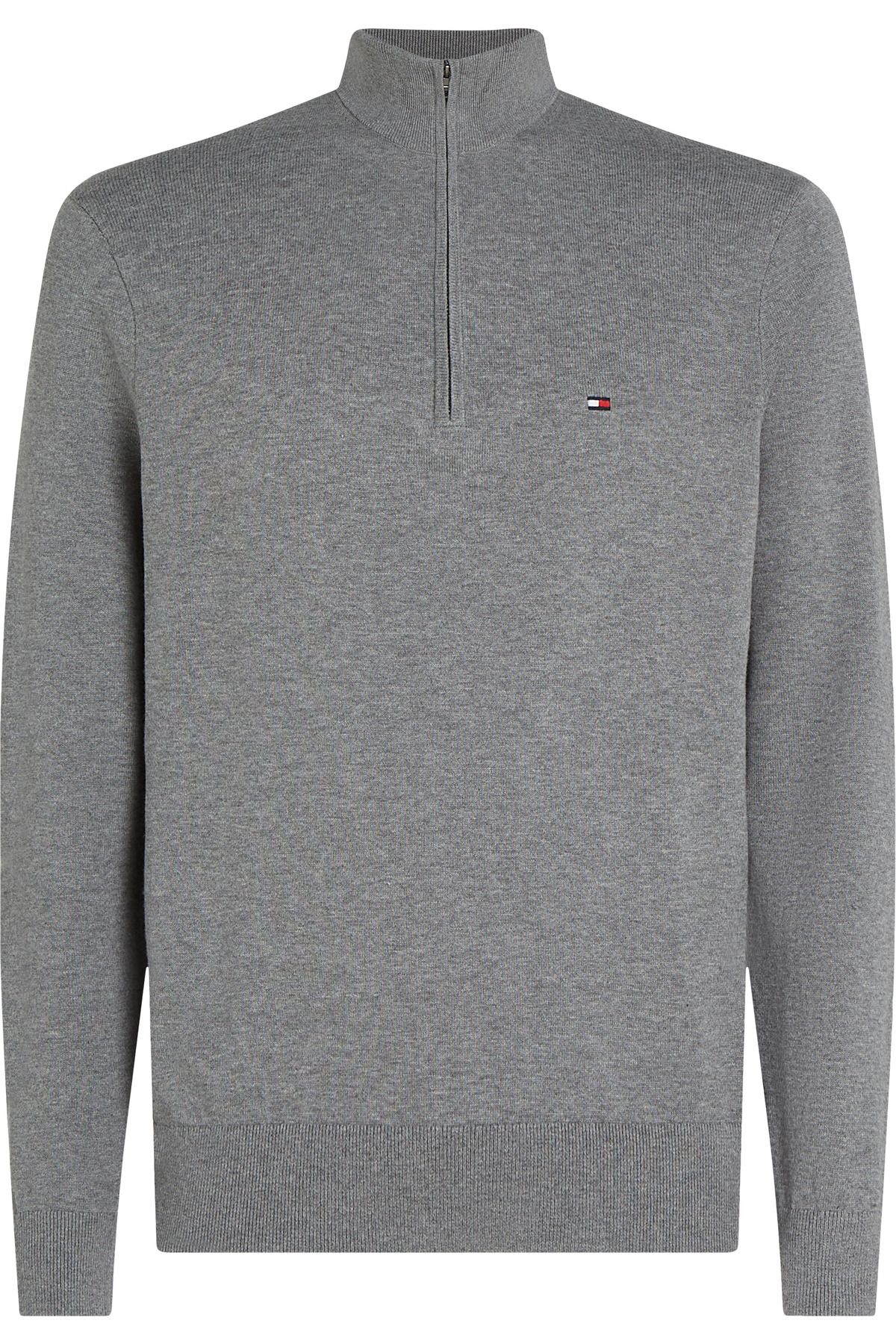 Tommy Hilfiger-Πουλόβερ ESSENTIAL COTTON ZIP MOCK 1