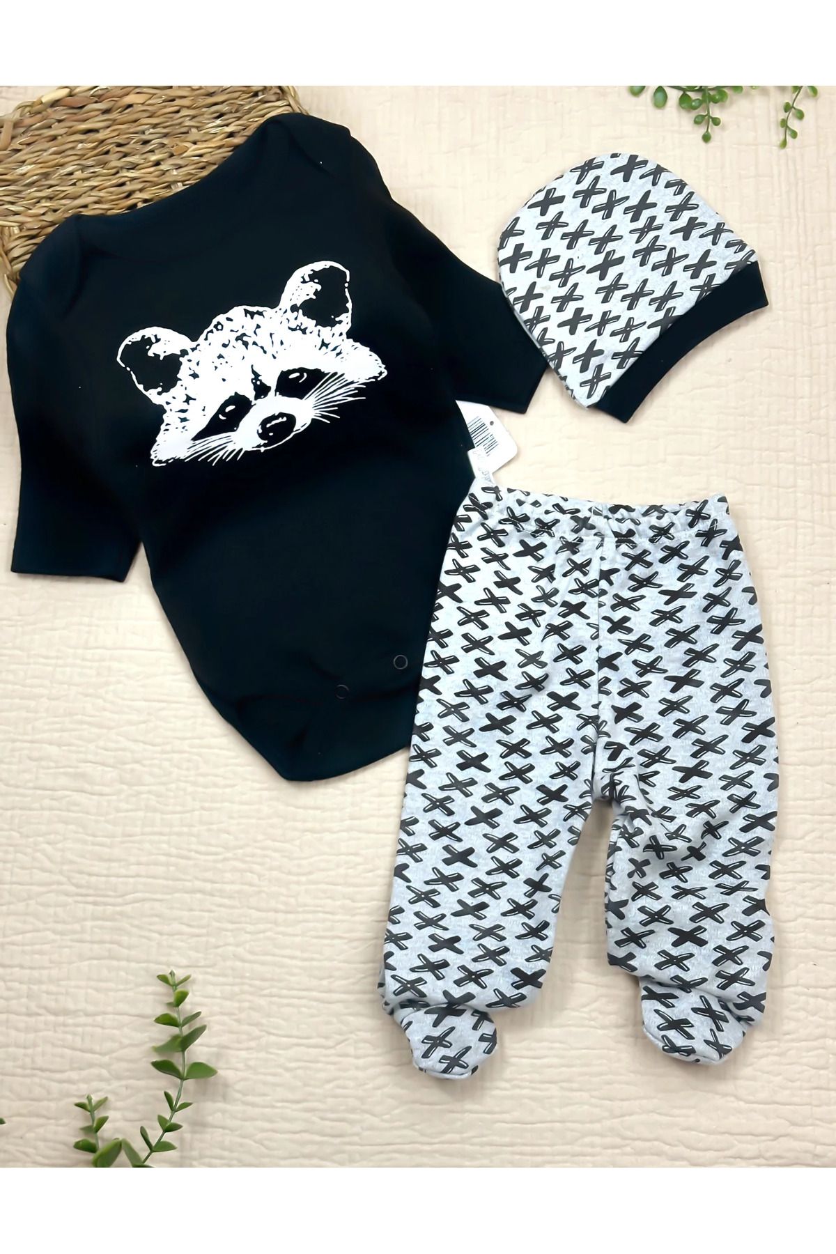 Babyçapa-Baby Set - Black - Classical 1