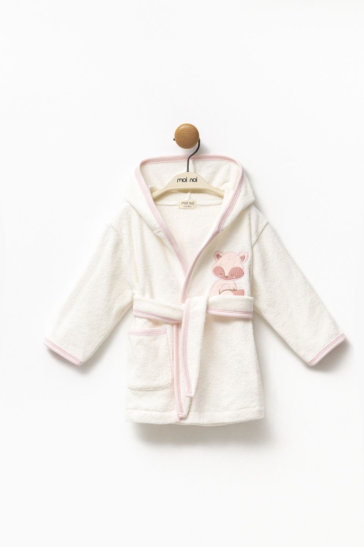 VaVbaby-Soft Towel Bathrobe - Baby Fox Set of 4 4