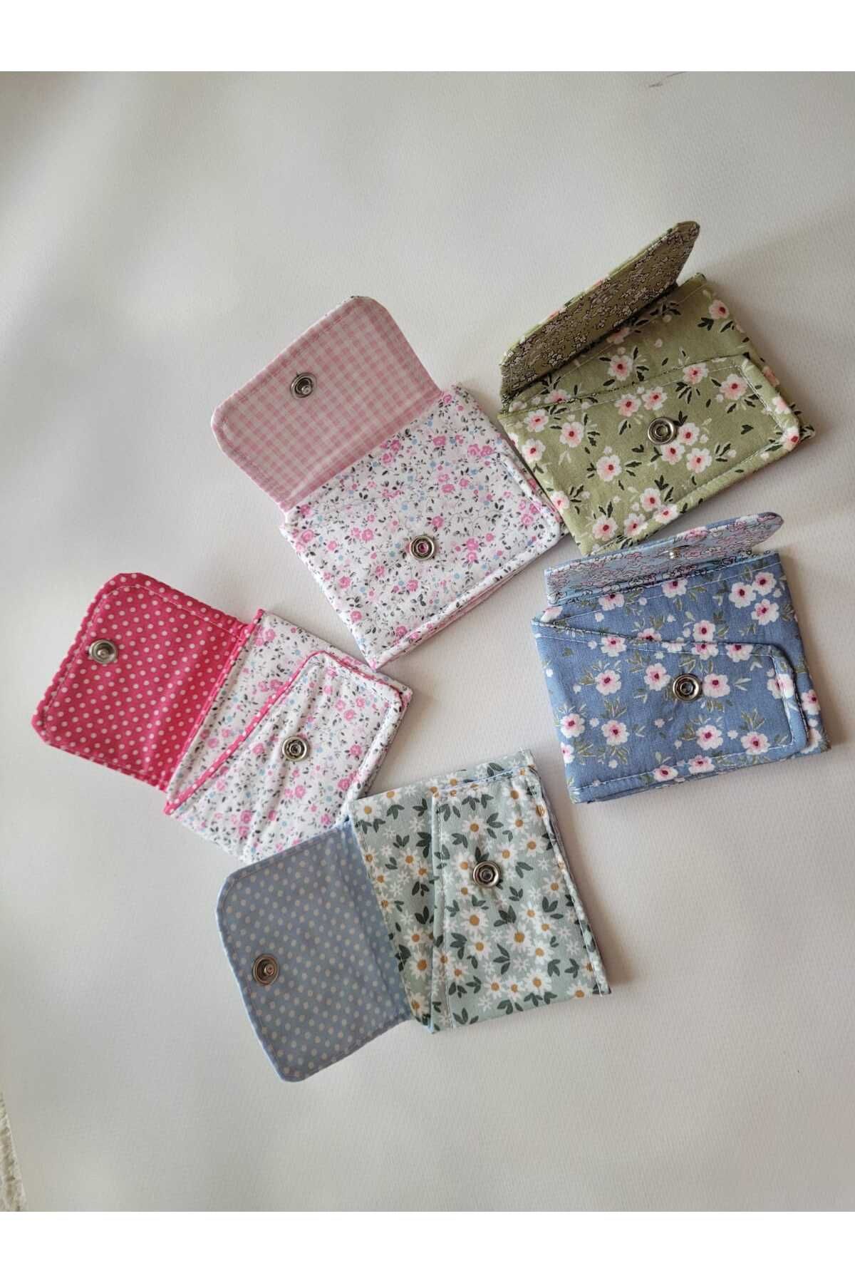 Kız Kardeşlerin Atölyesi-Mini Wallet, Mini Card Holder, Floral Wallet, New Year's Gift, New Year's Gift, Floral Card Holder 4