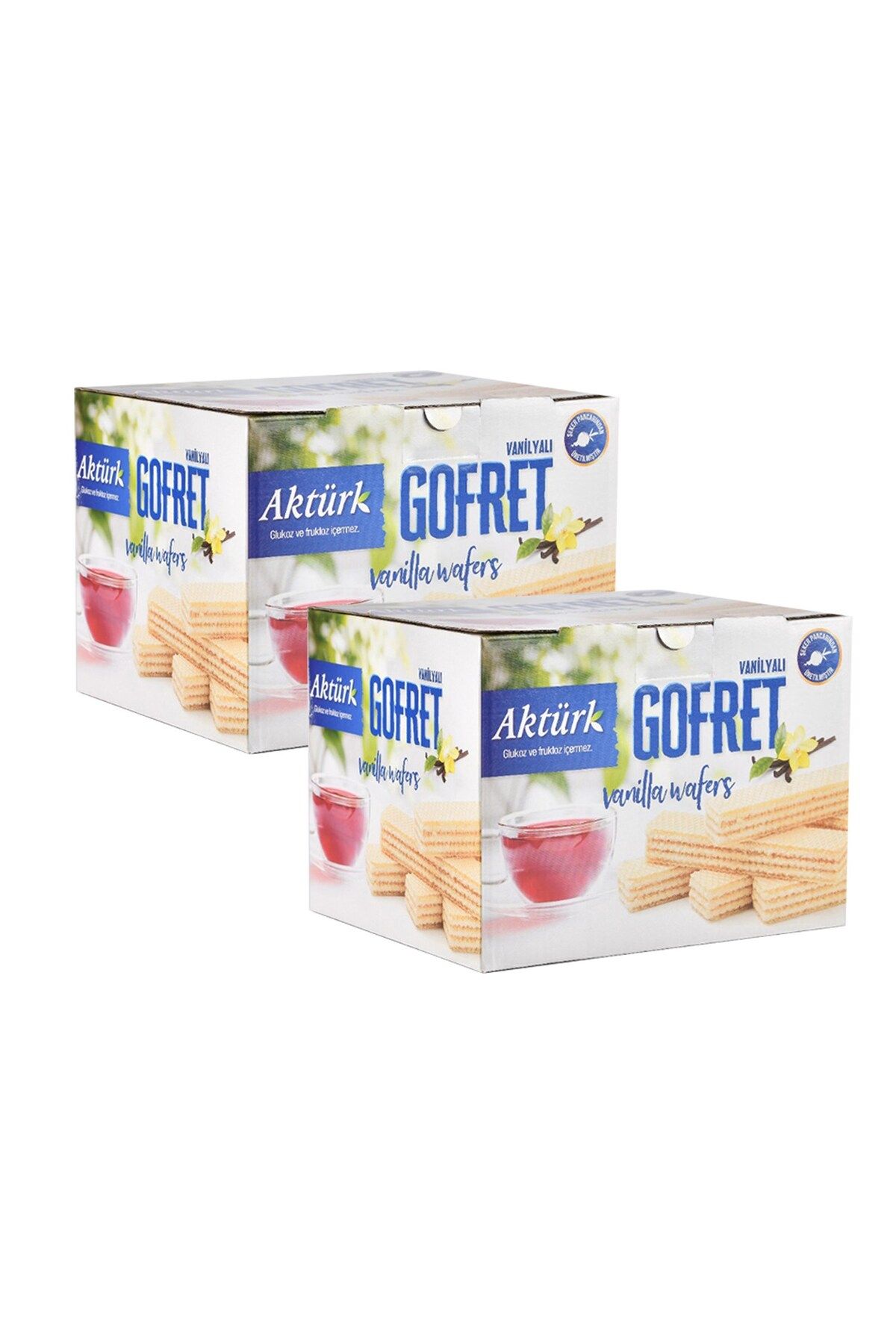 Aktürk Gofret Vanilyalı 800 gr x 2 Kutu