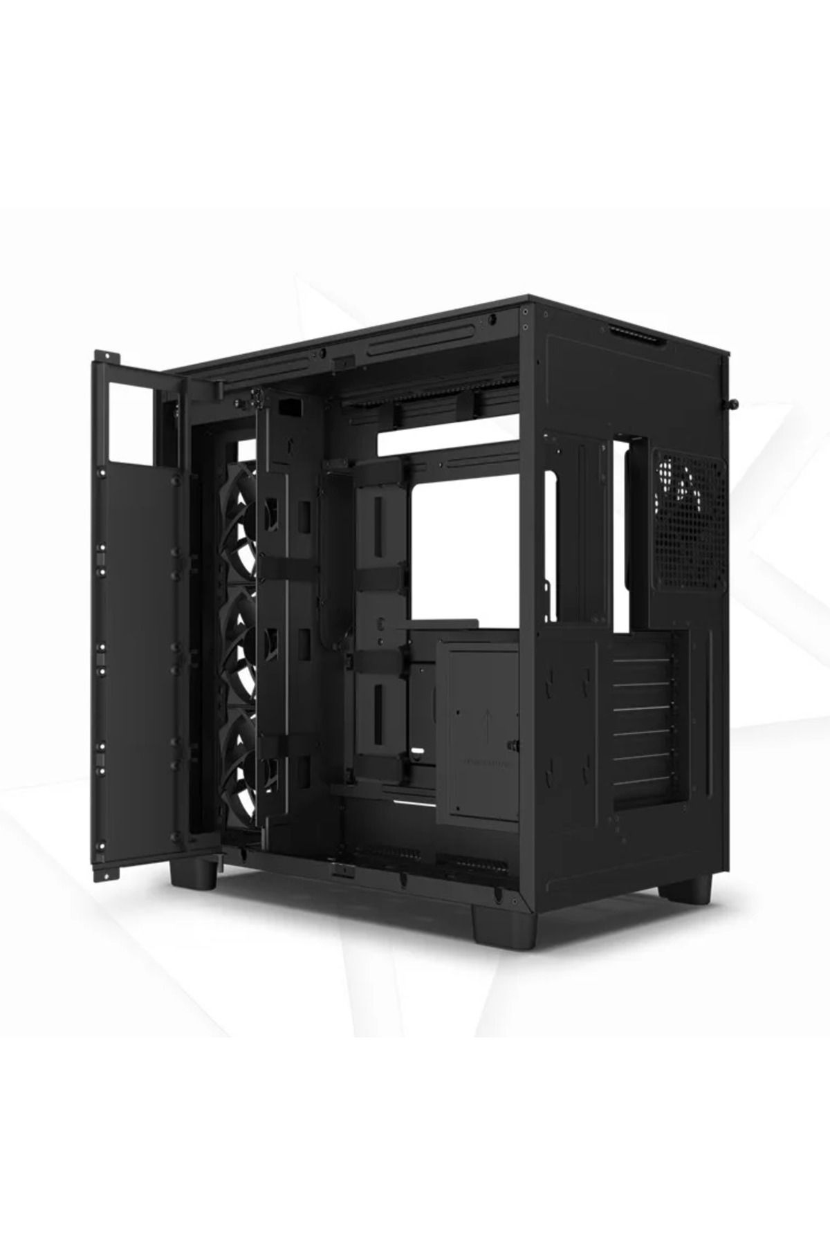 Nzxt-H9 Flow Case Black 6