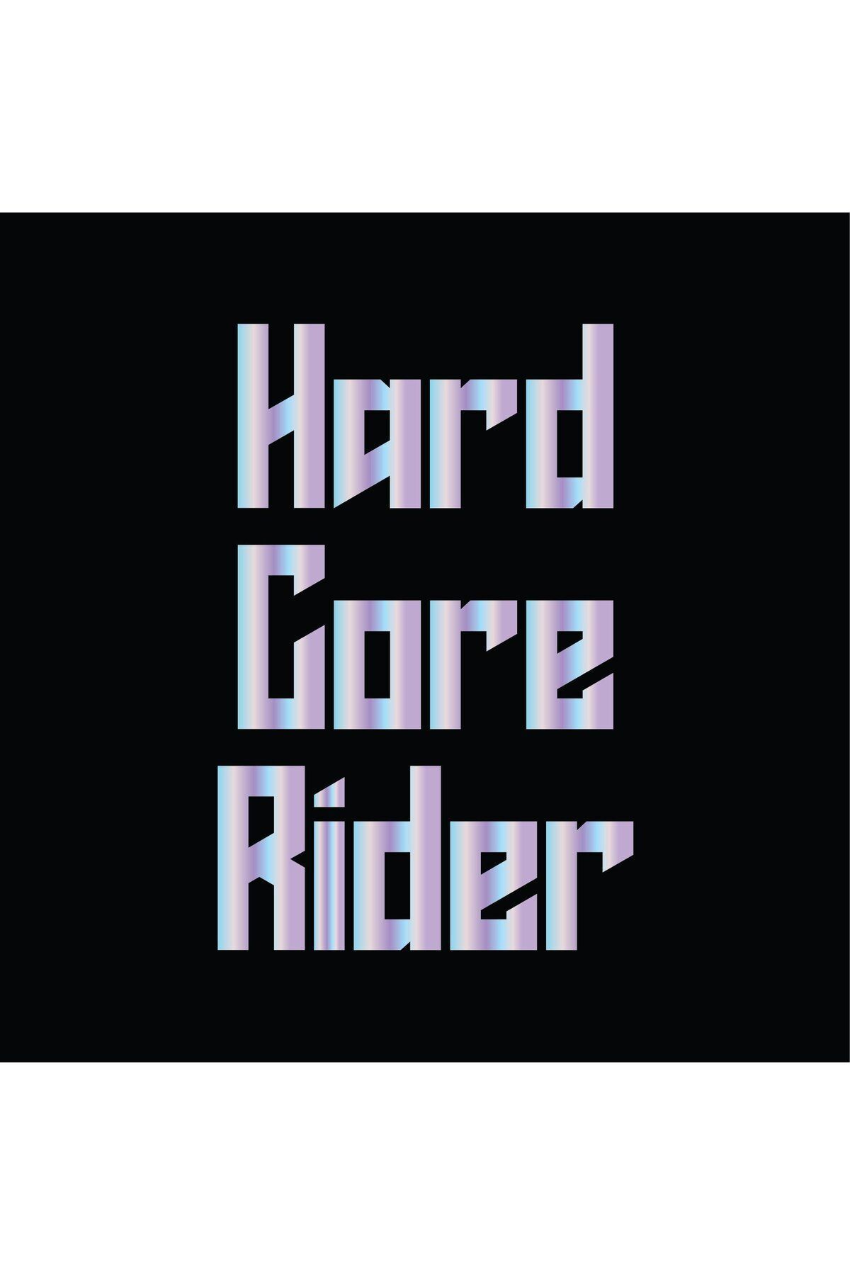 Kendorf Hologram Motosiklet Hard Core Rider Sticker Etiket Modeli