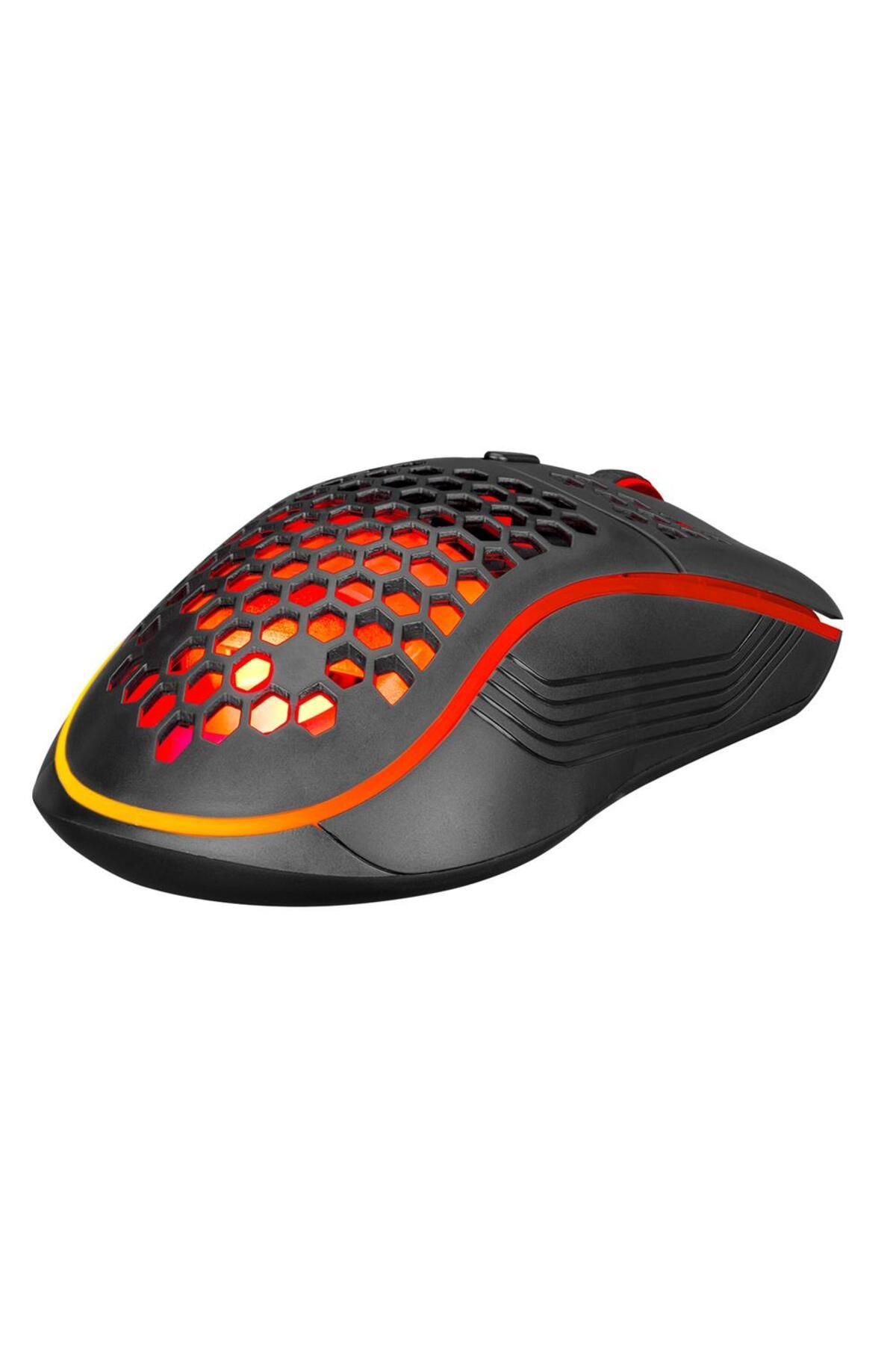 Hytech HY-X6 3600DPI 7 Button RGB Story Siyah Gaming Oyuncu Mouse (1,5Mt Örgülü Kablo Uzunluğu)