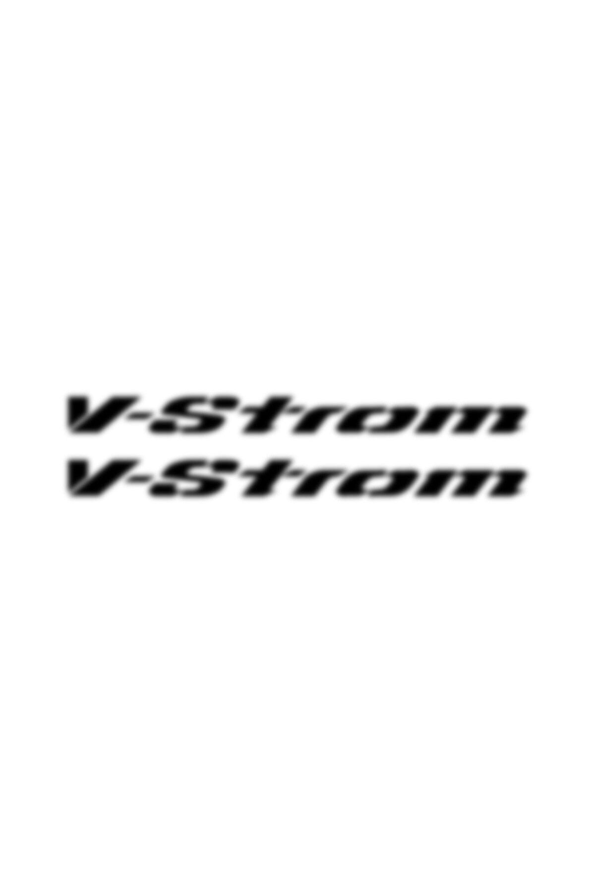 MLH STORE Suzuki V-Strom Orijinal Yazı Sticker Etiket Modeli