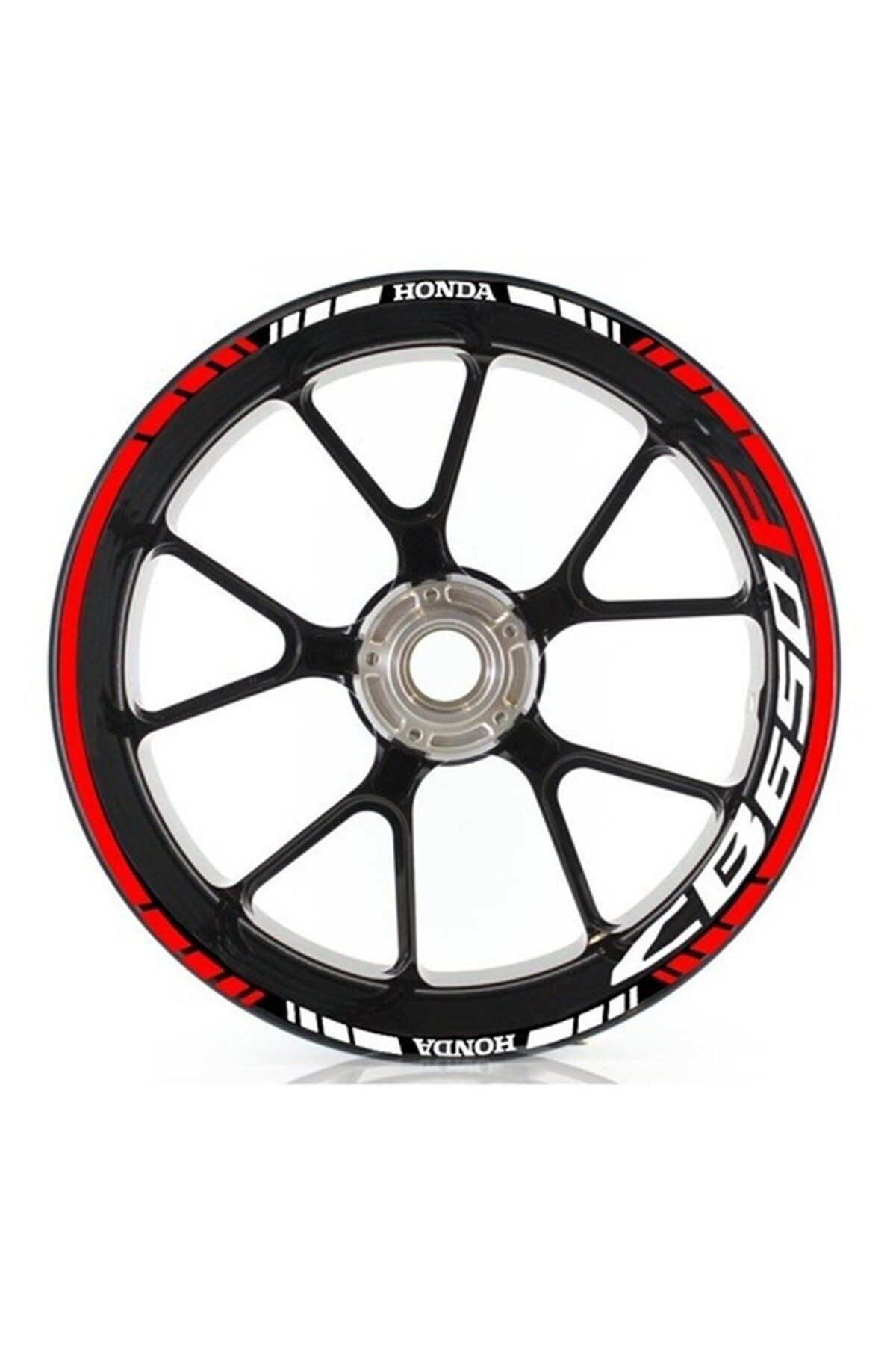 Hulyomer Hub Honda CB 650F İç Dış Jant Şeridi Sticker Etiket Modeli